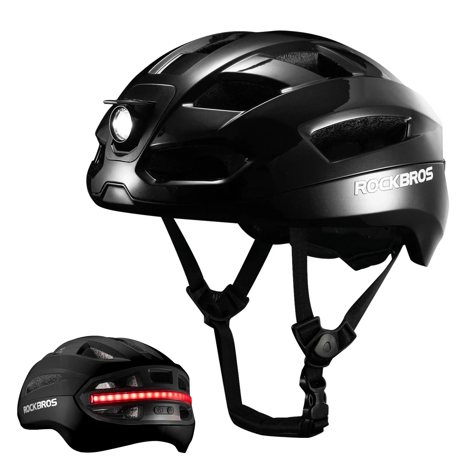 Steering Remote Smart Riding Helmet with Bike Headlight and Tail Light GlowGuard - Image 11