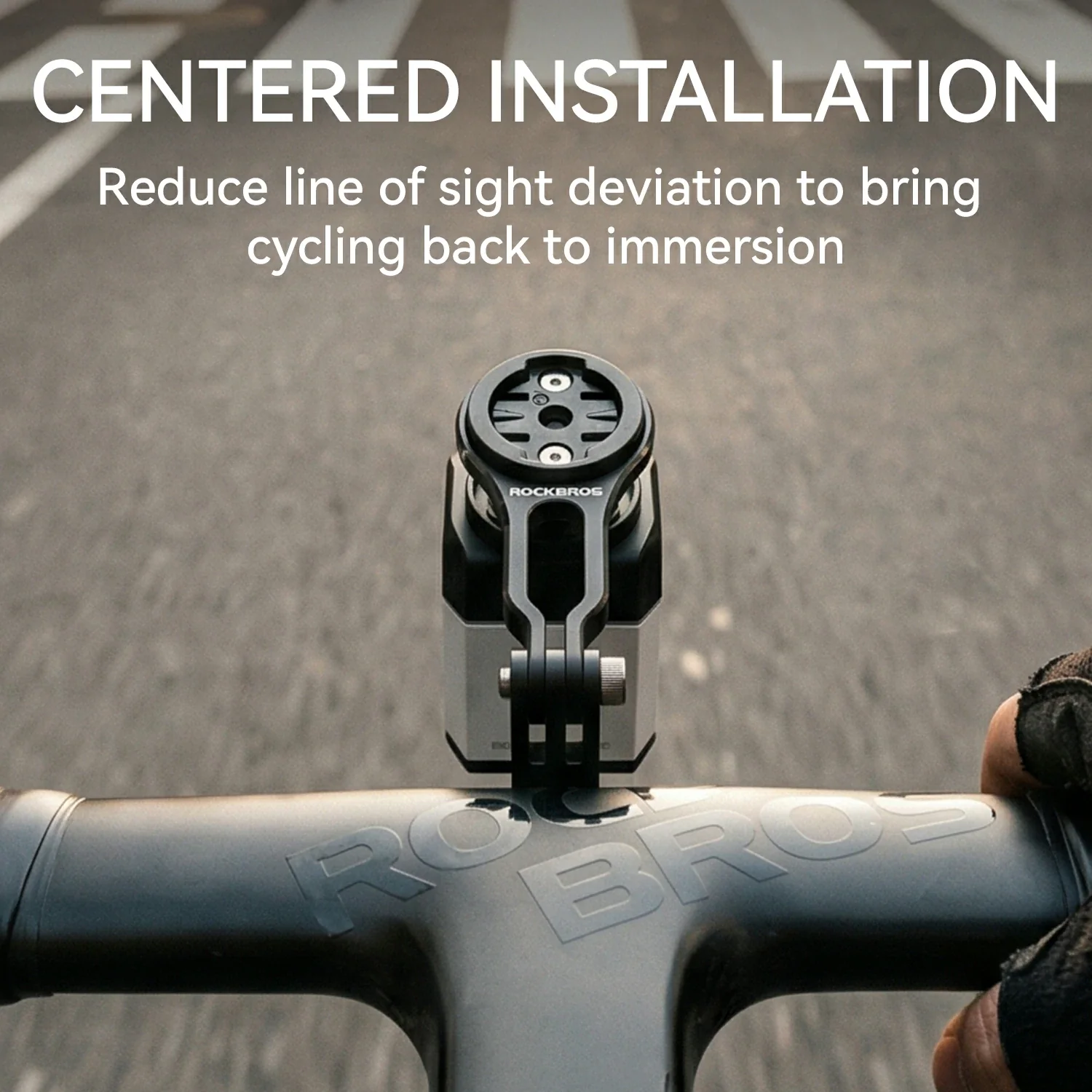 Bike Mount Extension Base for Bike Computer, Light & Action Camera - Image 3