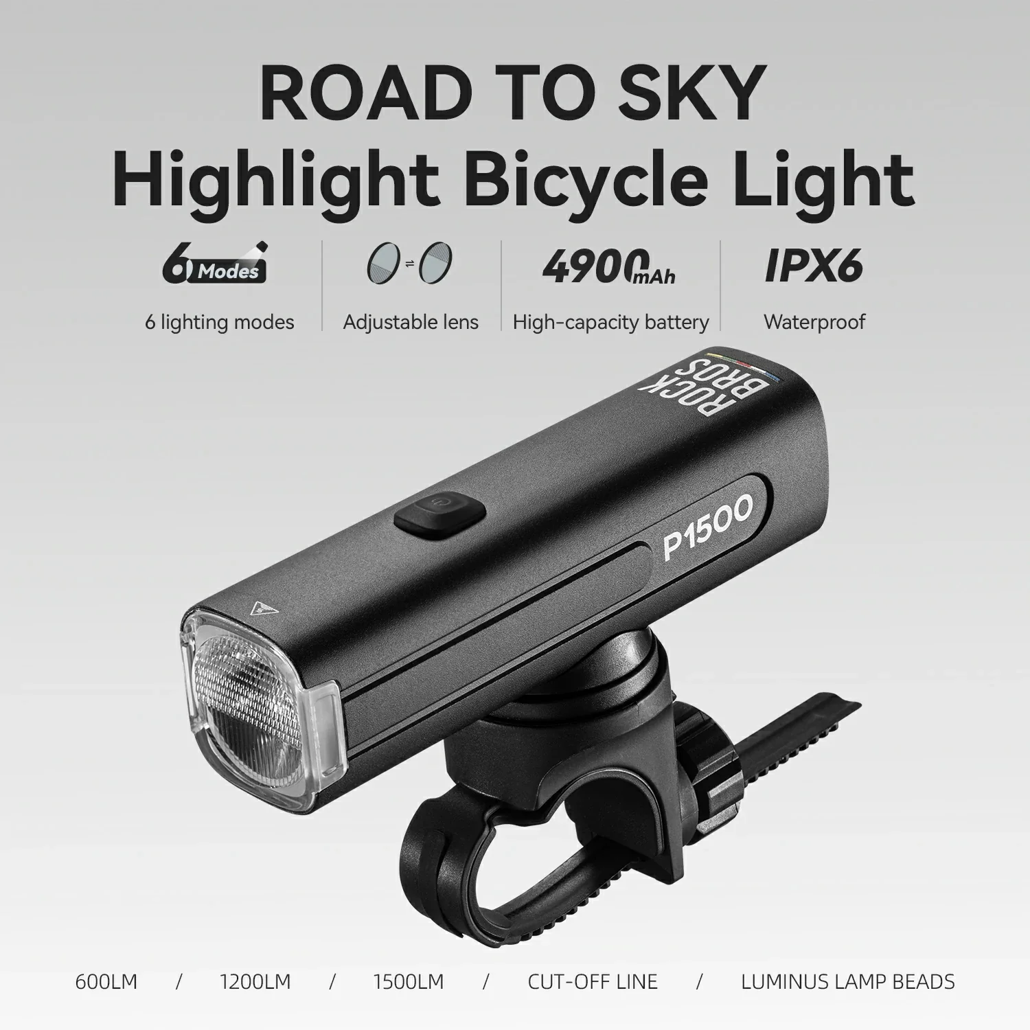ROAD TO SKY Highlight 600/1200/1500lm usb-c - Image 12