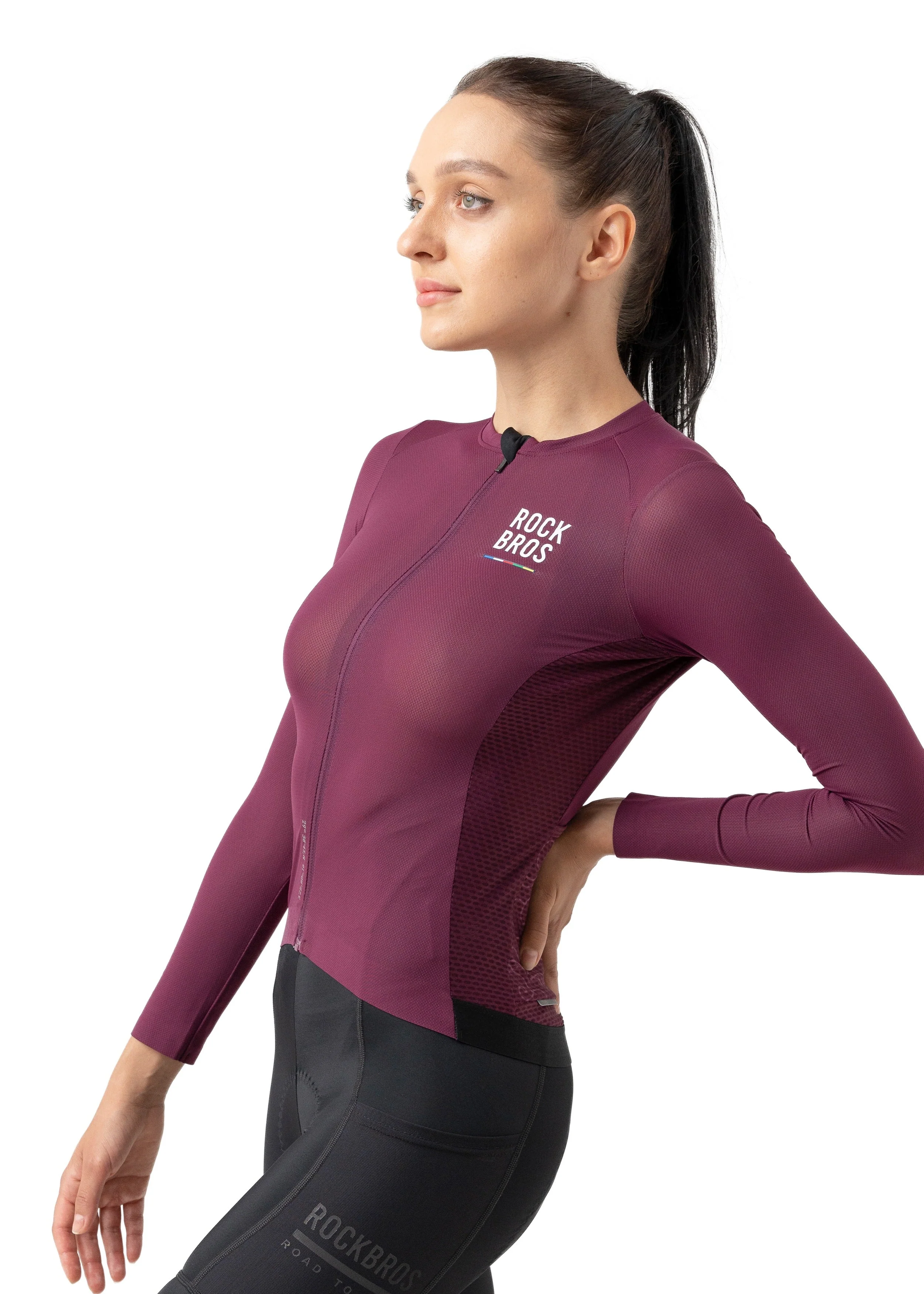 ROCKBROS Road-to-Sky Women's Cycling Long-Sleeved Jersey - Image 15