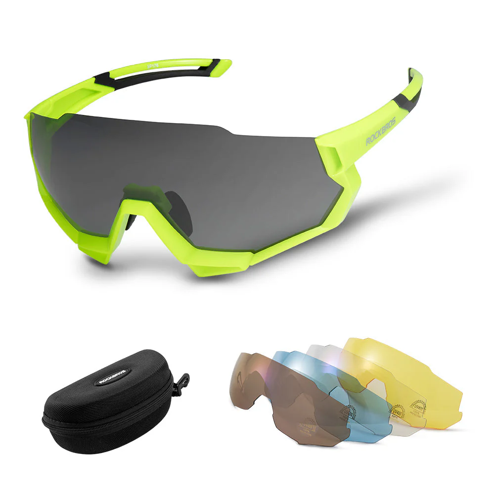 Unisex Polarized Sports Sunglasses (4-Lens Kit)
