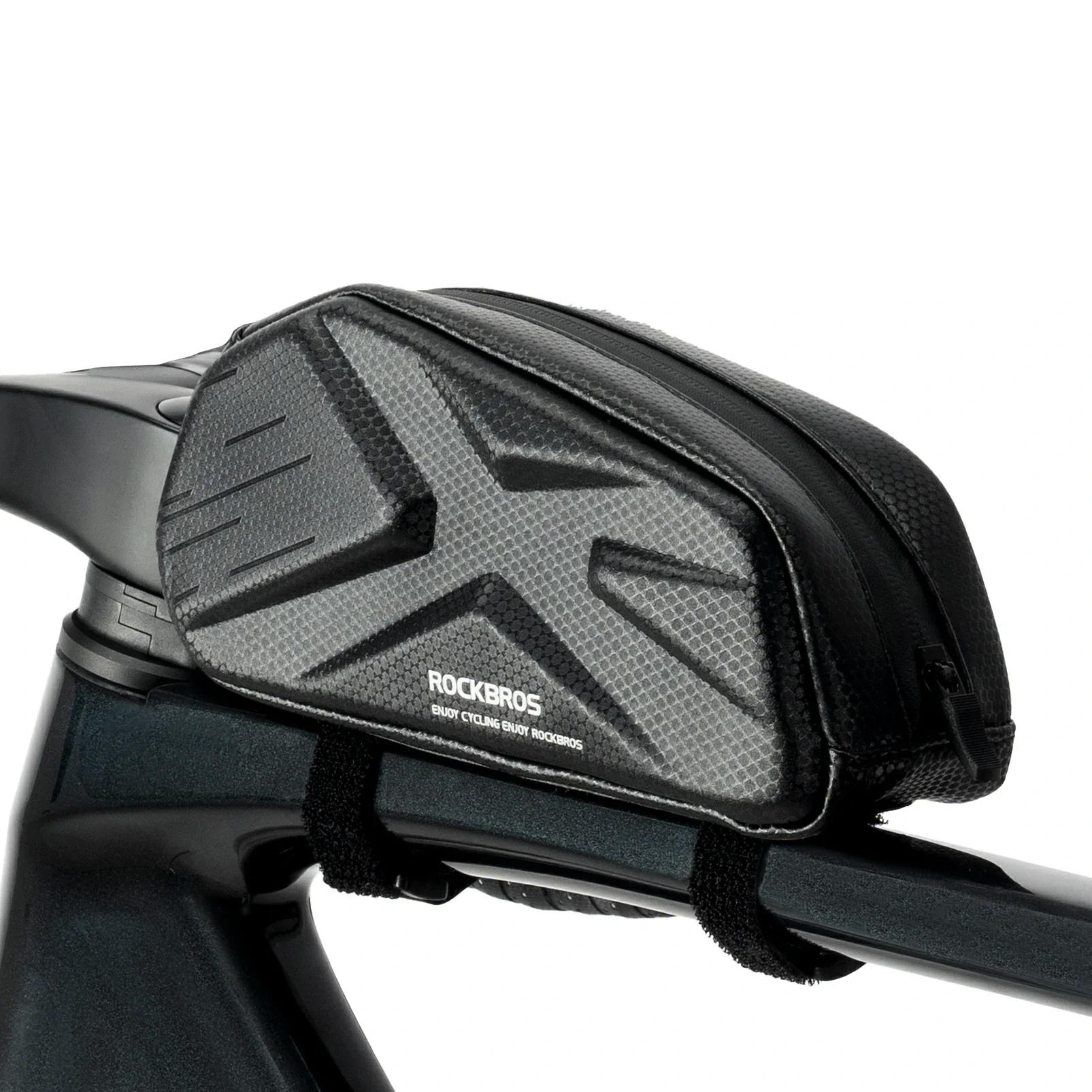 ROCKBROS 076 Hard Shell Bike Top Tube Frame Bag Pouch 1.4L - Image 2