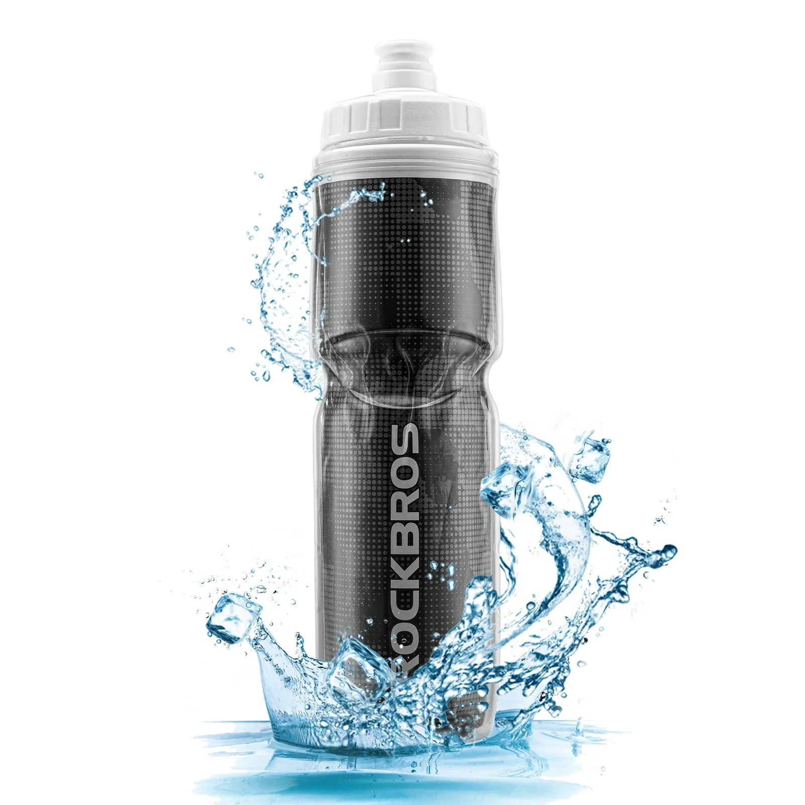 ROCKBROS 24OZ Insulated Bike Water Bottle - Image 3