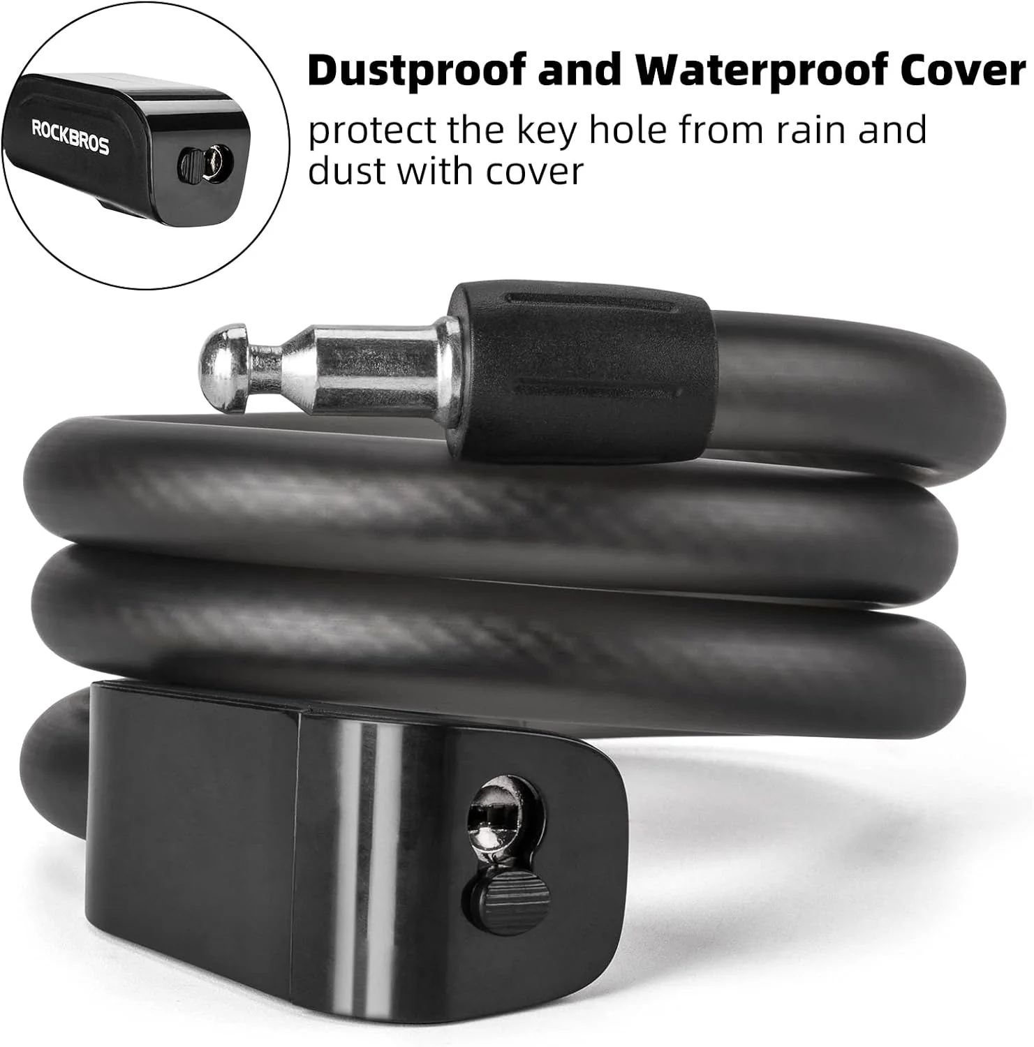 ROCKBROS 3ft Bike Cable Lock - Secure, Lightweight with Mounting Bracket - Image 13