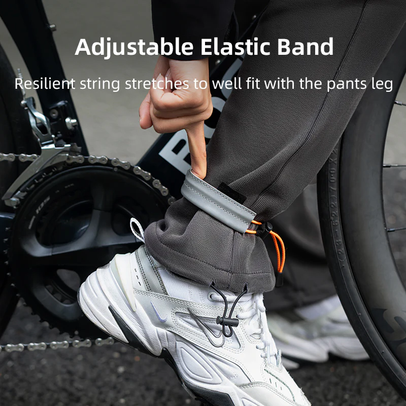 ROCKBROS Adjustable Elastic Reflective Trouser Strap for Cycling Safety - Image 7