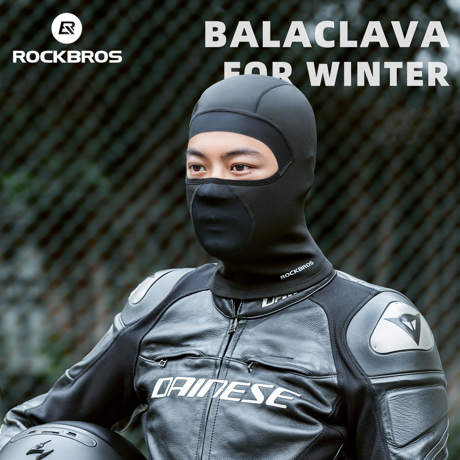 ROCKBROS Balaclava Ski Thermal Windproof Full Face Head Mask for Cold Weather - Image 2