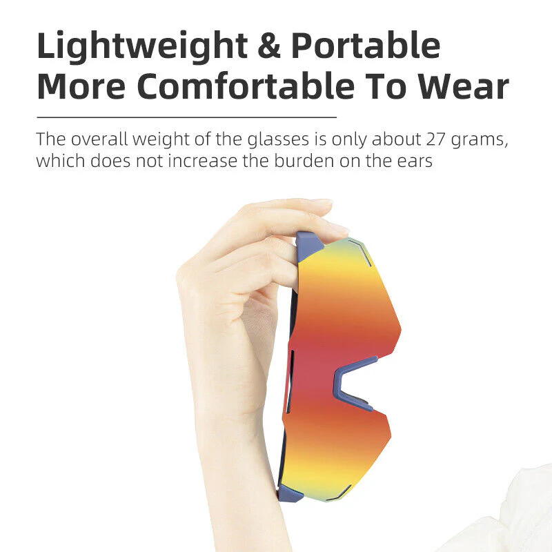 Clear Lens Photochromic Bicycle Glasses (UV400) - Image 6