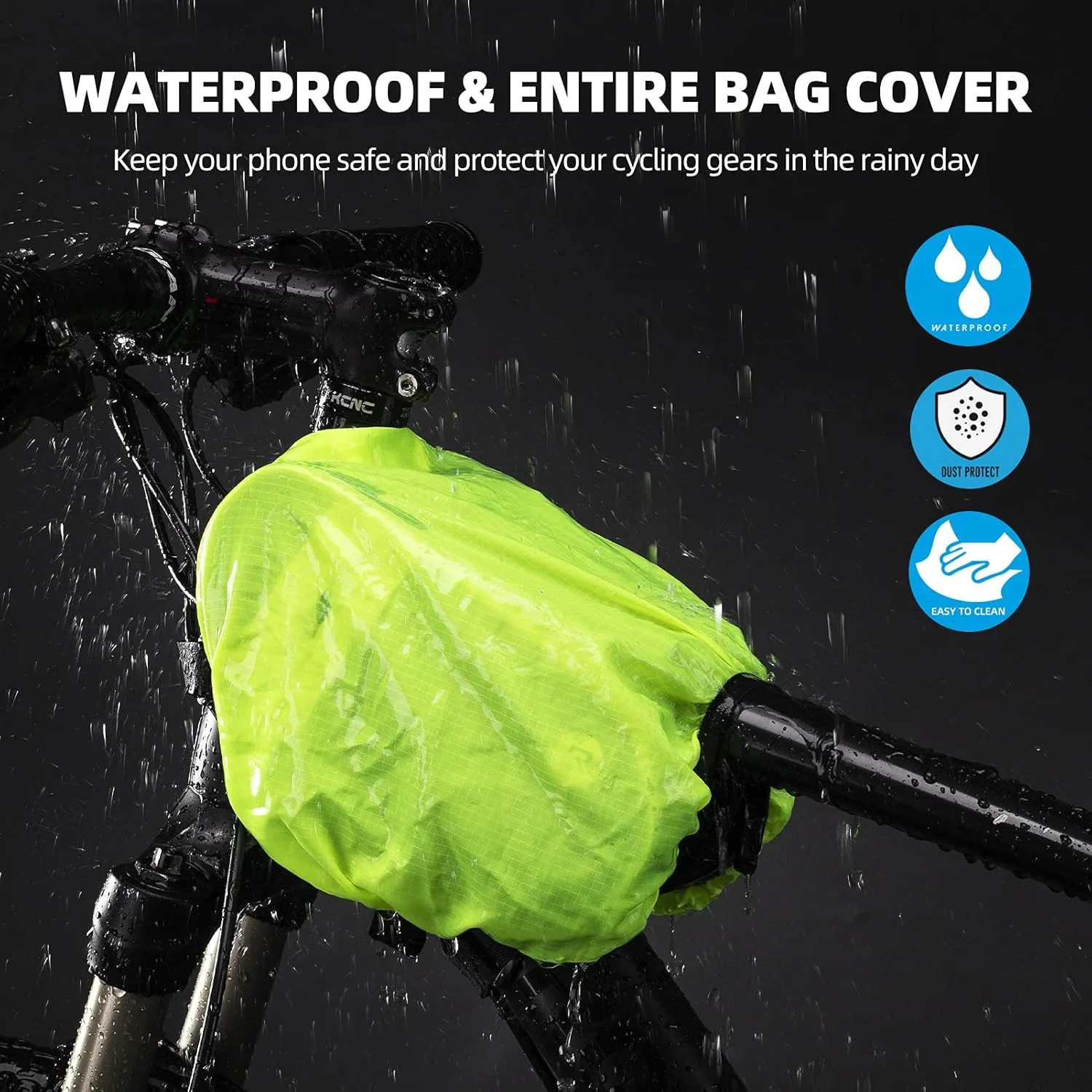 Waterproof Bike Phone Mount Frame Bag - Image 4