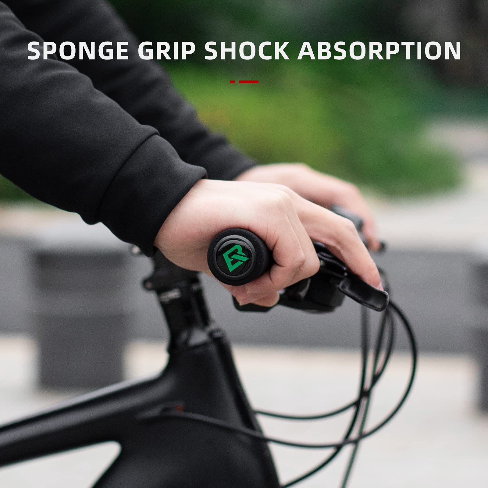 ROCKBROS Bike Grips Foam Single Lock on Bicycle Soft Comfortable Non-Slip Bike Handle Grips - Image 32