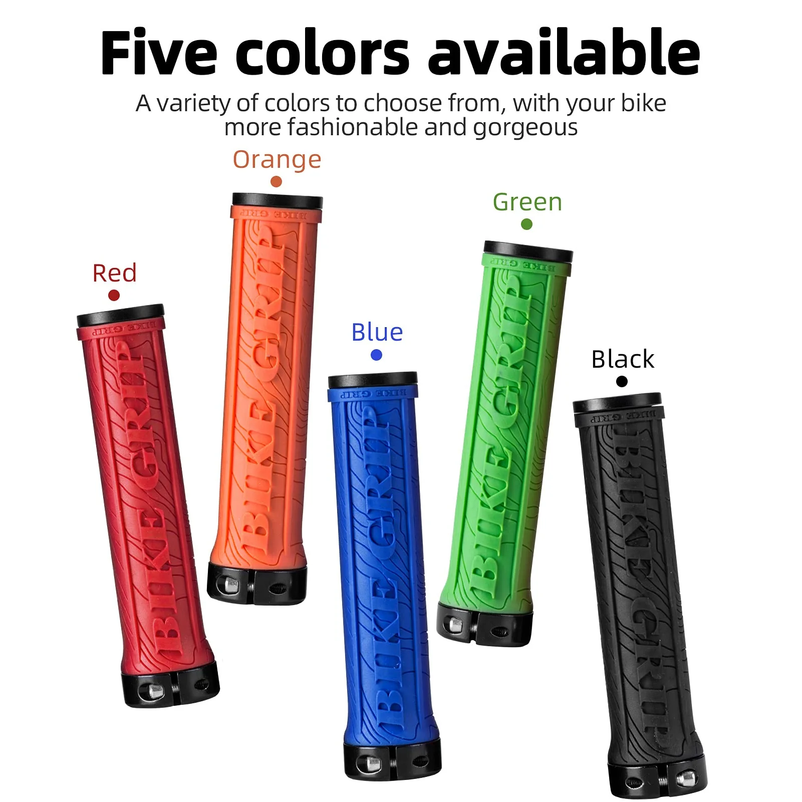 ROCKBROS Bike Handlebar Grips Double Lock-on MTB Bicycle Handle Bar Grips - Image 15
