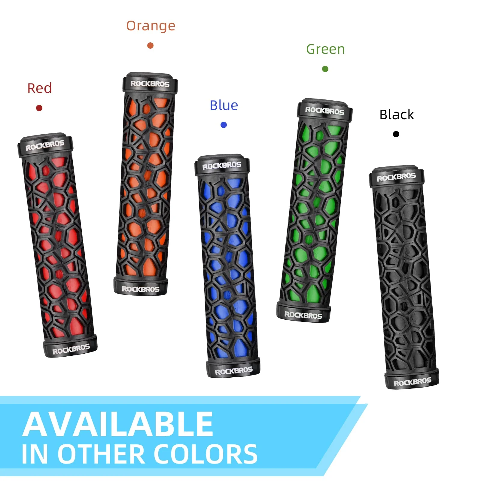 ROCKBROS Bike Handlebar Grips Double Lock-on Non-Slip Grips for MTB, BMX 22.2mm - Image 16