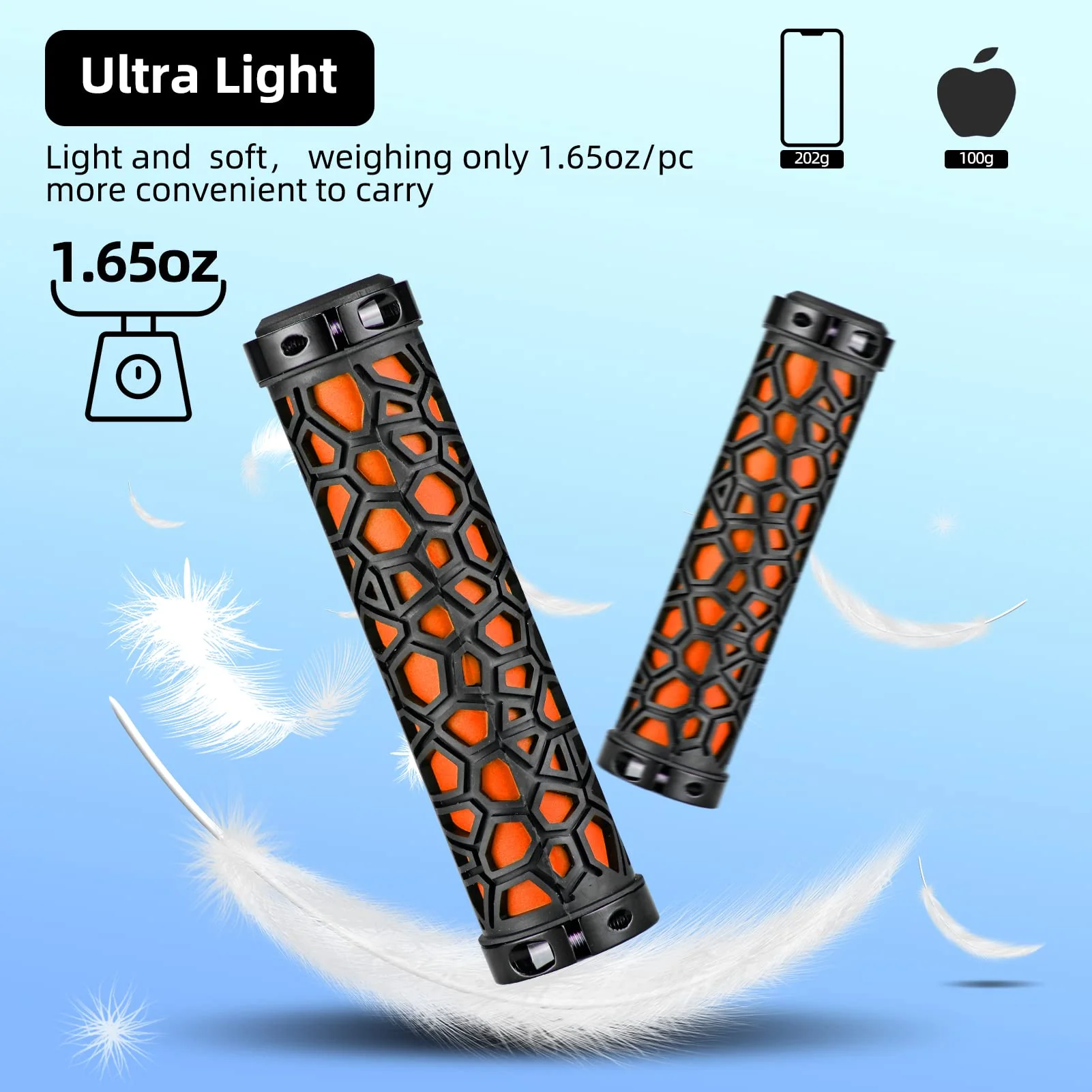 ROCKBROS Bike Handlebar Grips Double Lock-on Non-Slip Grips for MTB, BMX 22.2mm - Image 24