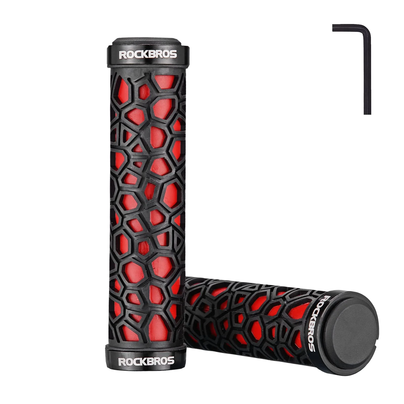 ROCKBROS Bike Handlebar Grips Double Lock-on Non-Slip Grips for MTB, BMX 22.2mm - Image 5