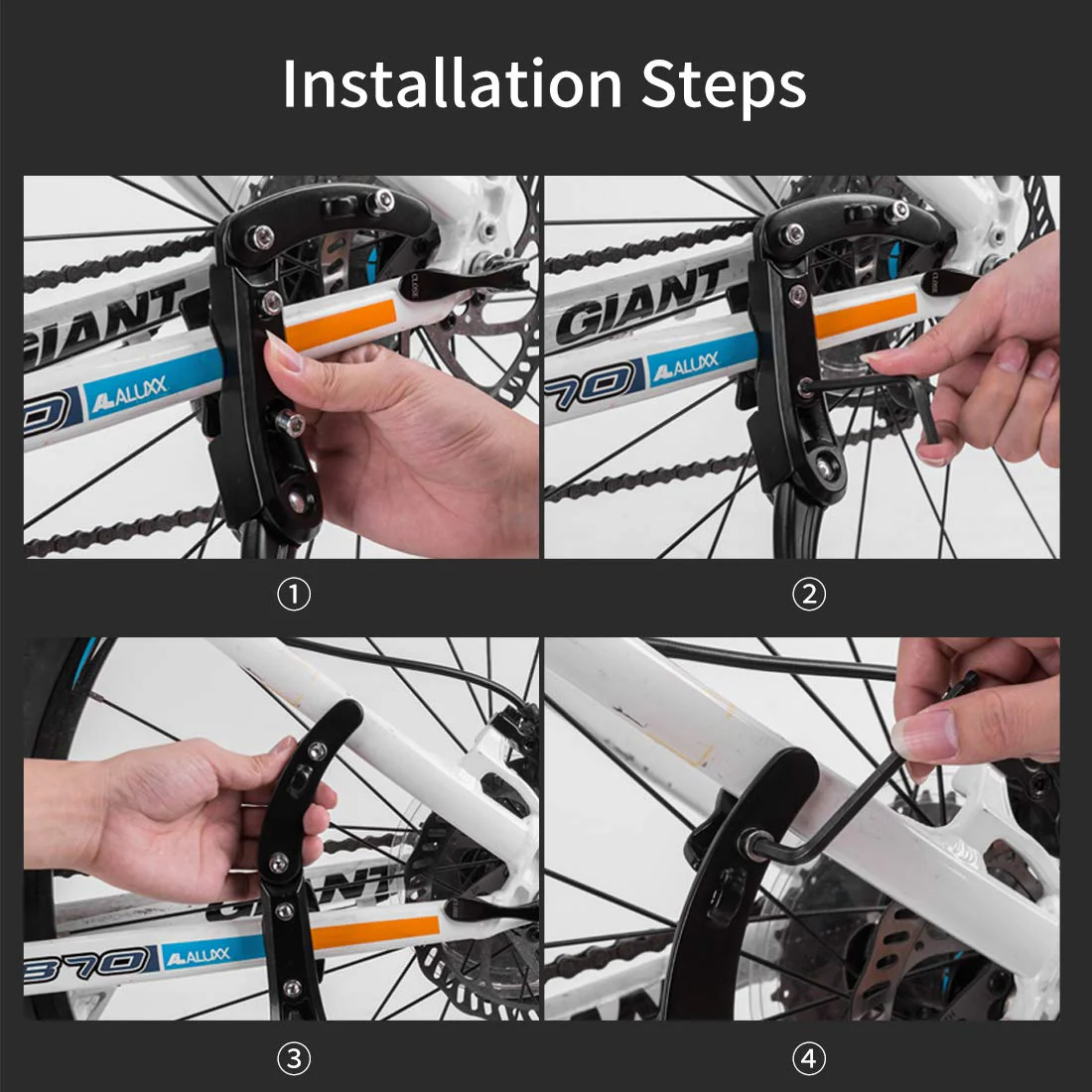 Heavy-Duty Side Kickstand for 24"-28" Mountain Bikes - Image 8