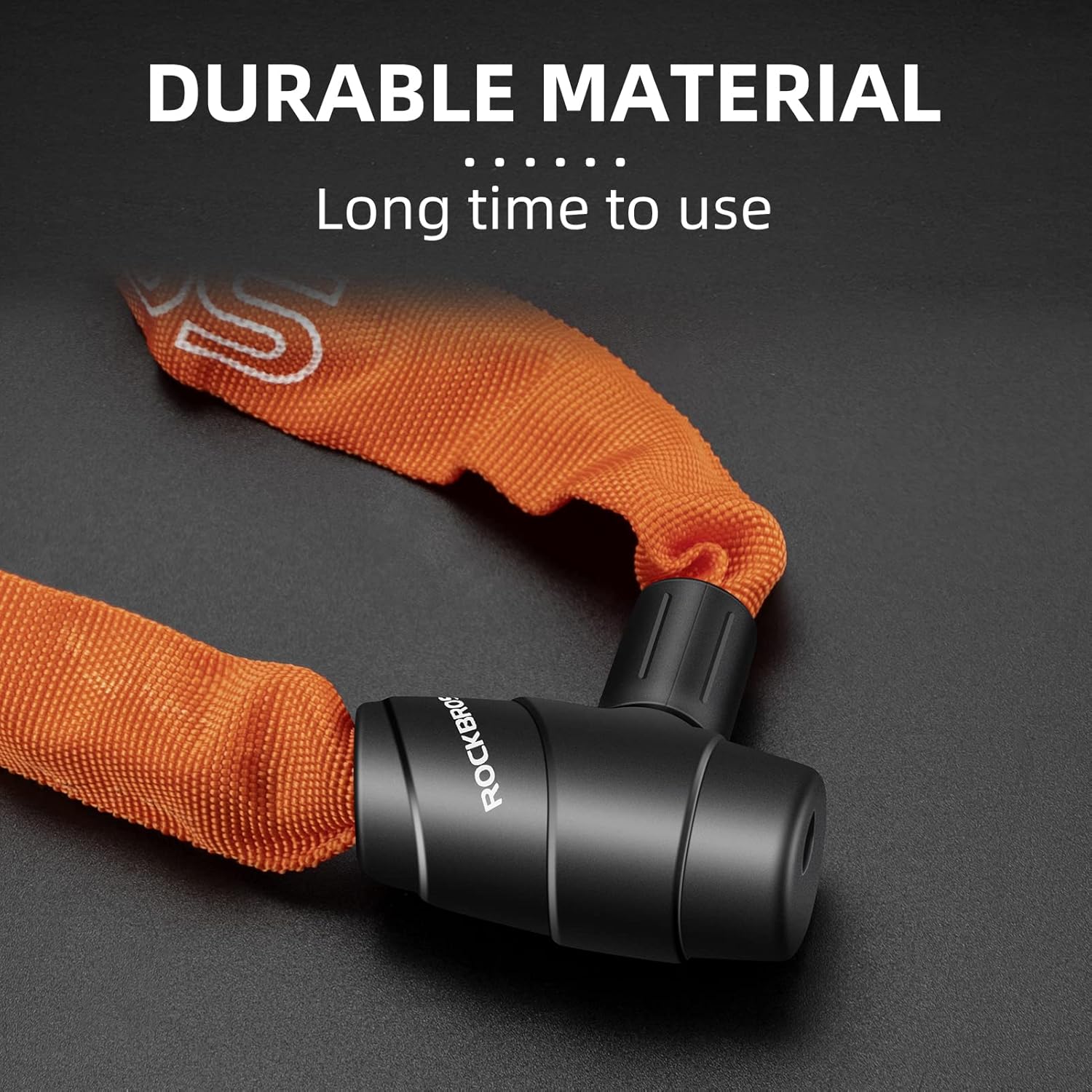 ROCKBROS Bike Lock Chain Bicycle Lock, Heavy Duty Anti Theft - Image 9
