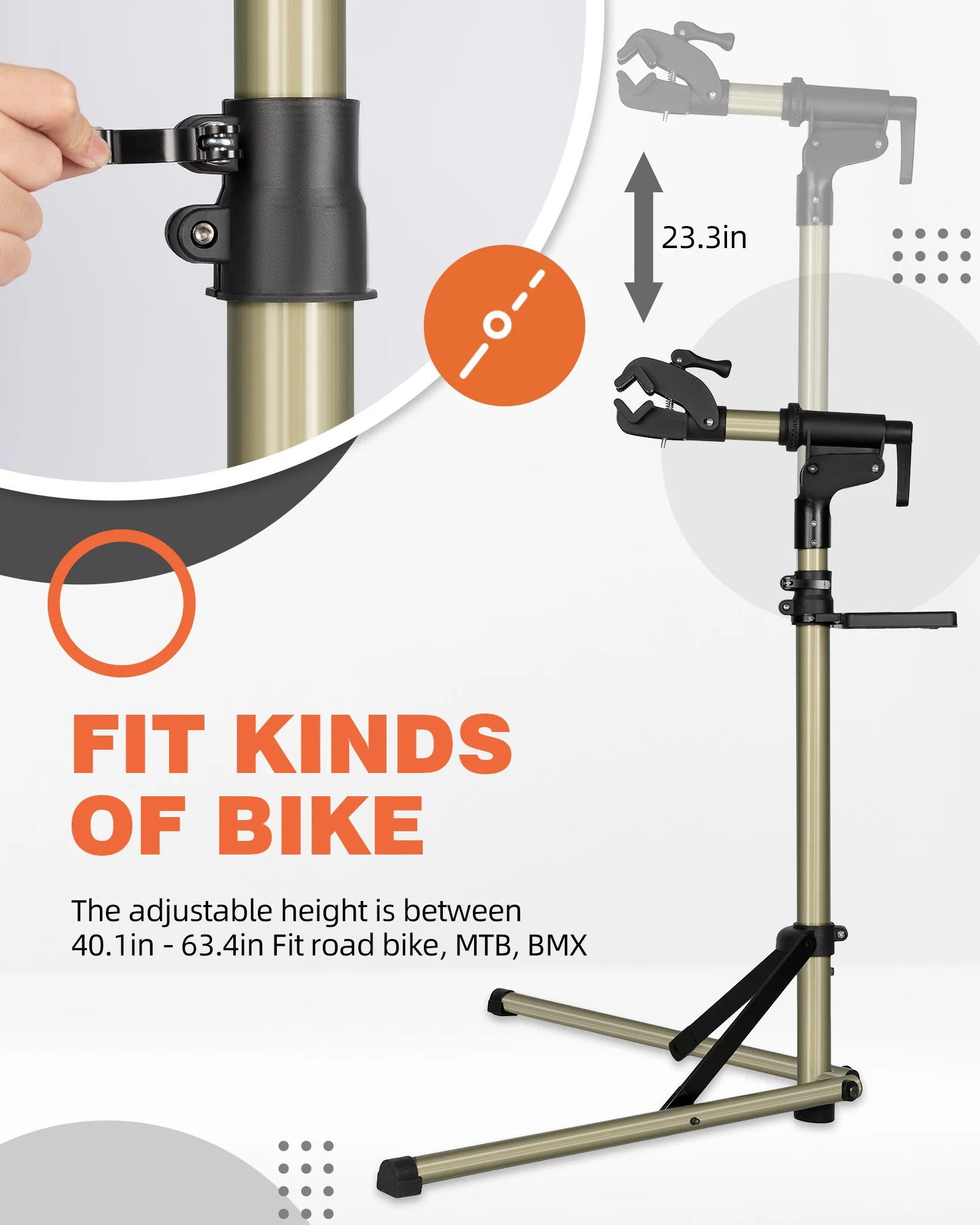 Heavy-Duty Home Mechanic Repair Stand (65 Lbs Capacity) - Image 3