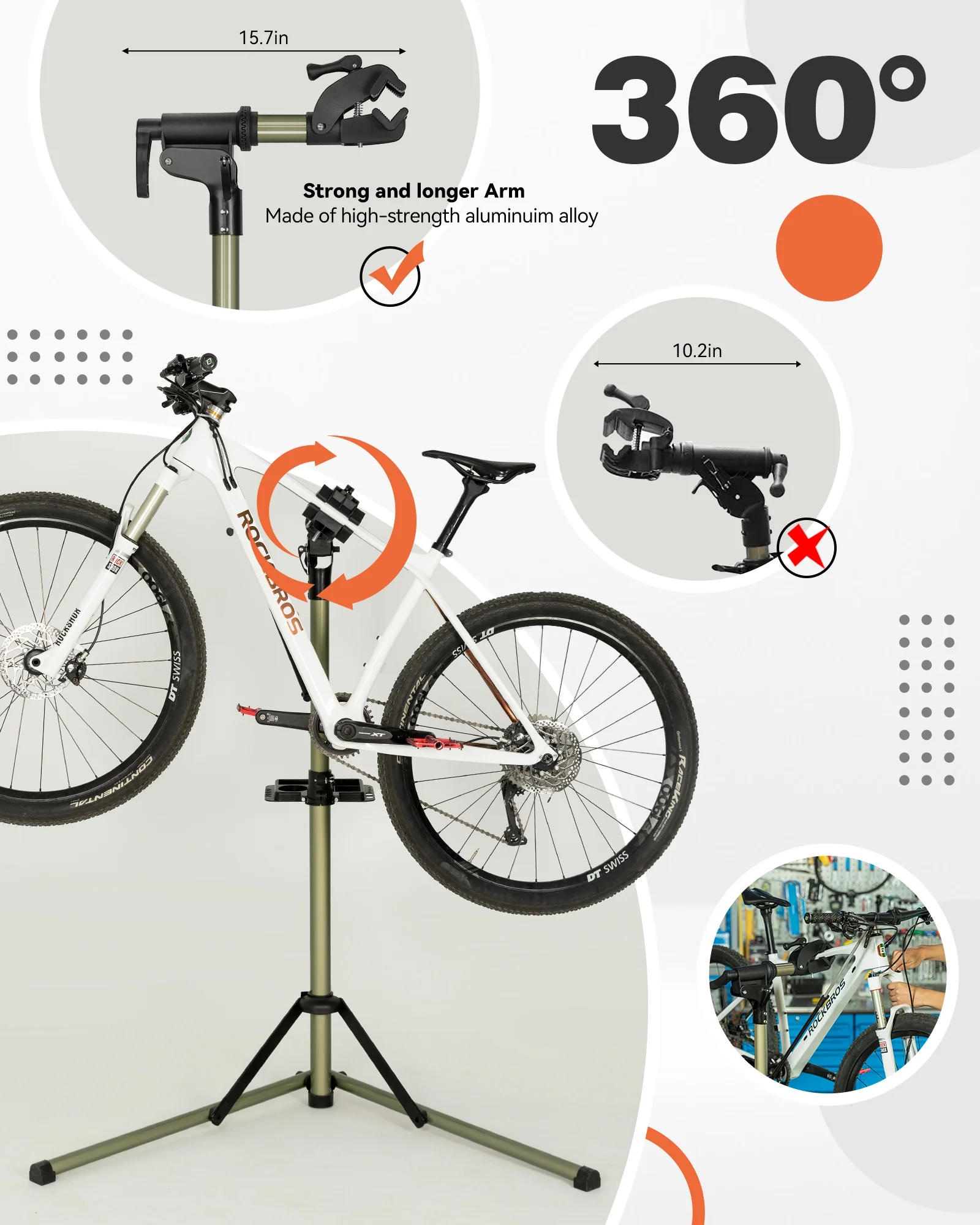 Heavy-Duty Home Mechanic Repair Stand (65 Lbs Capacity) - Image 5
