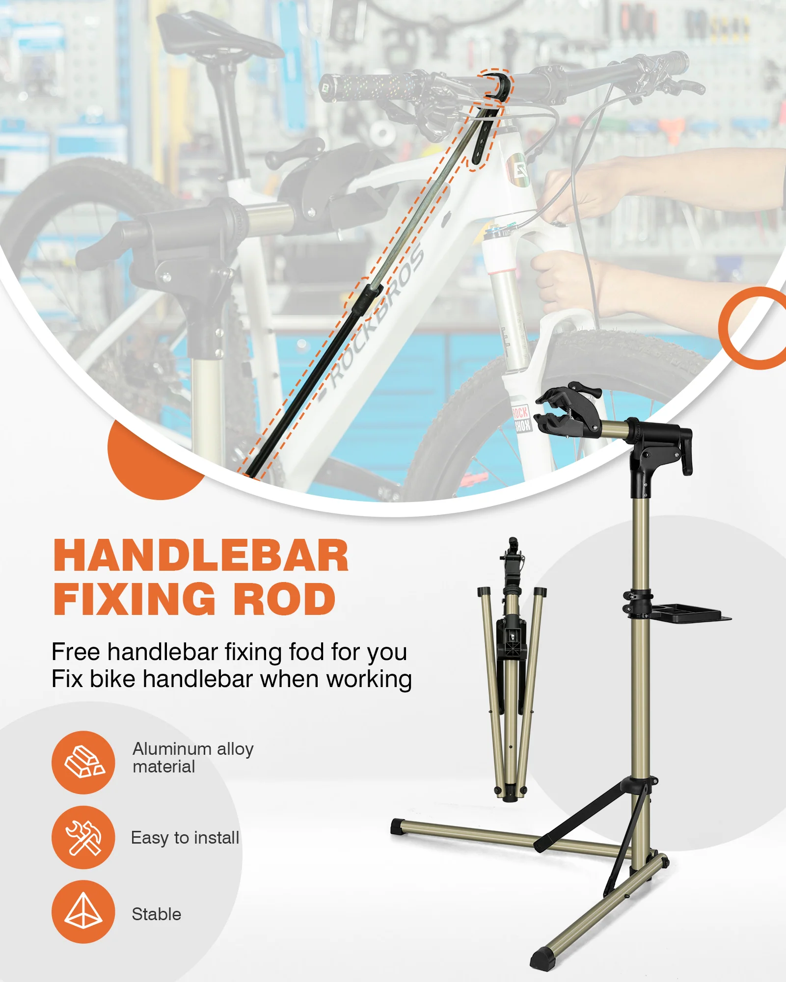 Heavy-Duty Home Mechanic Repair Stand (65 Lbs Capacity) - Image 6
