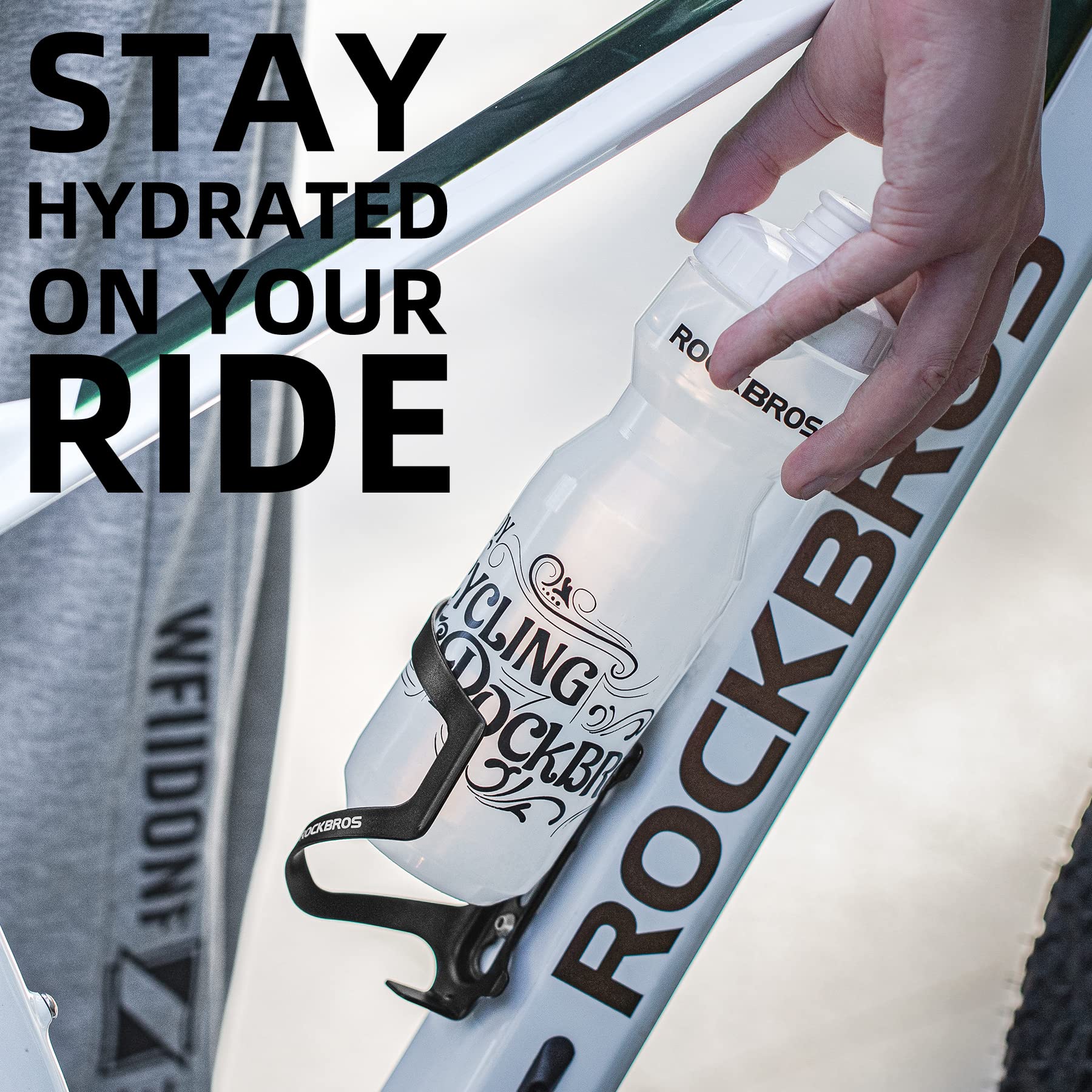 ROCKBROS Bike Water Bottle Holder Alloy Aluminum Bicycle Cage for Road and Mountain Bikes - Image 6