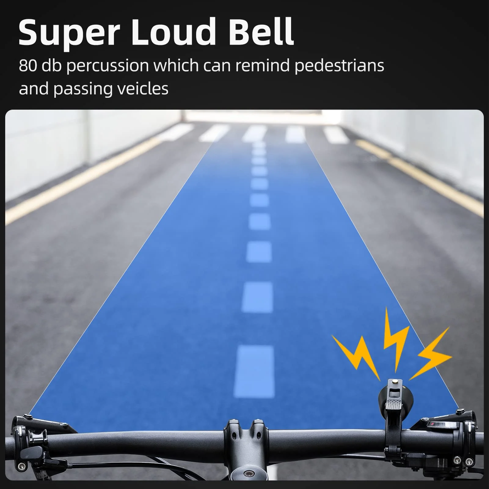 ROCKBROS Classic Brass Bike Bell Loud Easy Install Fits Most Handlebars - Image 15