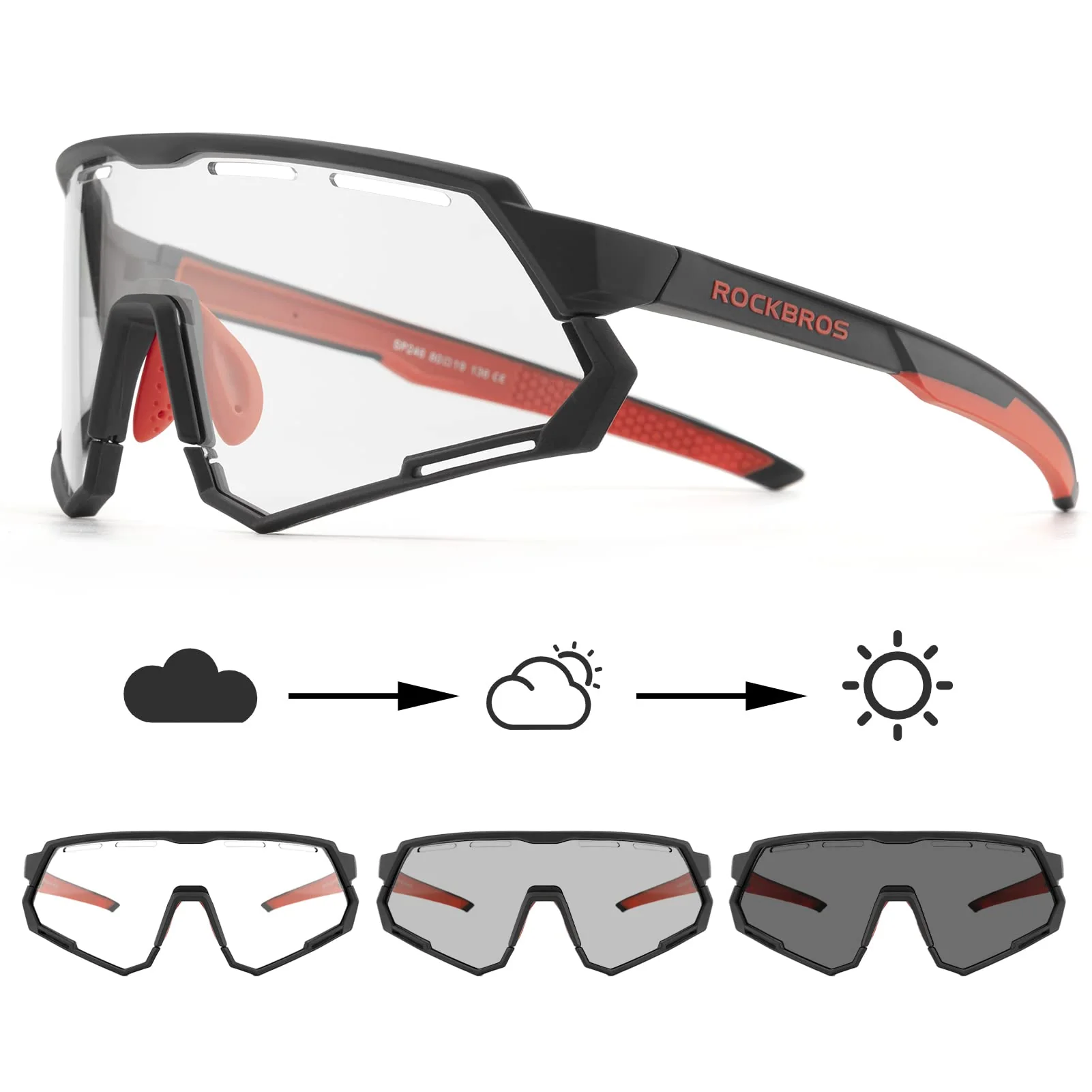 Polarized Photochromic Cycling Goggles (2-Lens Kit) - Image 4