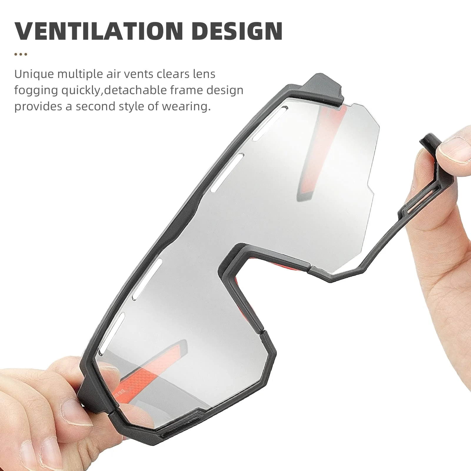 Polarized Photochromic Cycling Goggles (2-Lens Kit) - Image 5