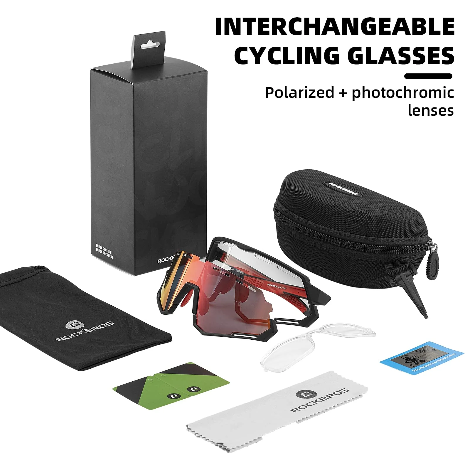 Polarized Photochromic Cycling Goggles (2-Lens Kit) - Image 6