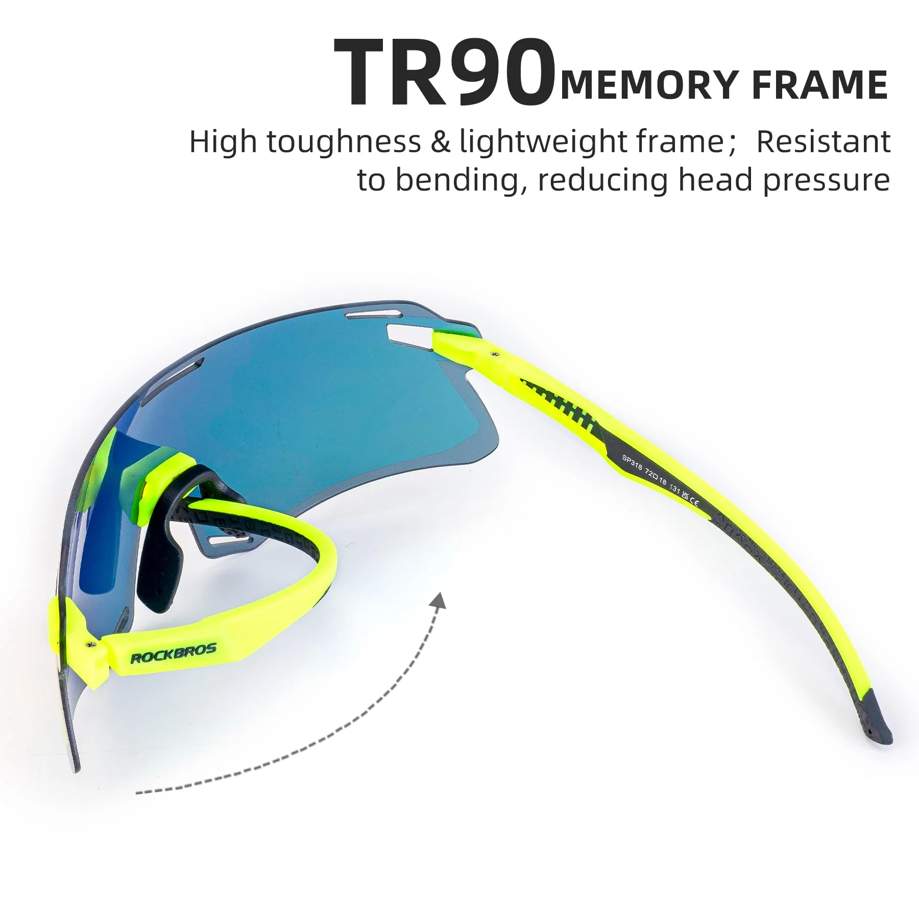 Men's Anti-Blue Light MTB Cycling Sunglasses - Image 28
