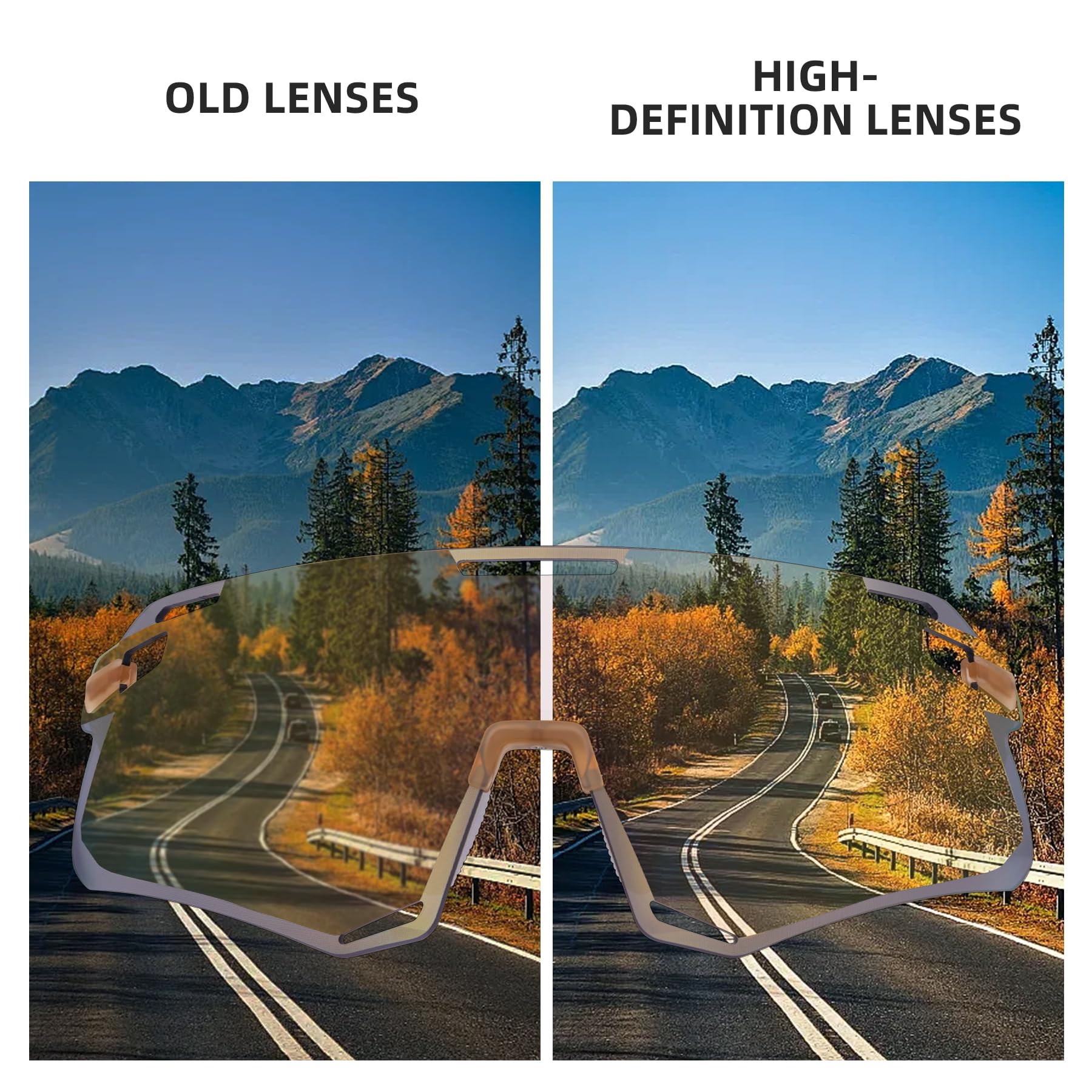 Men's Anti-Blue Light MTB Cycling Sunglasses - Image 9