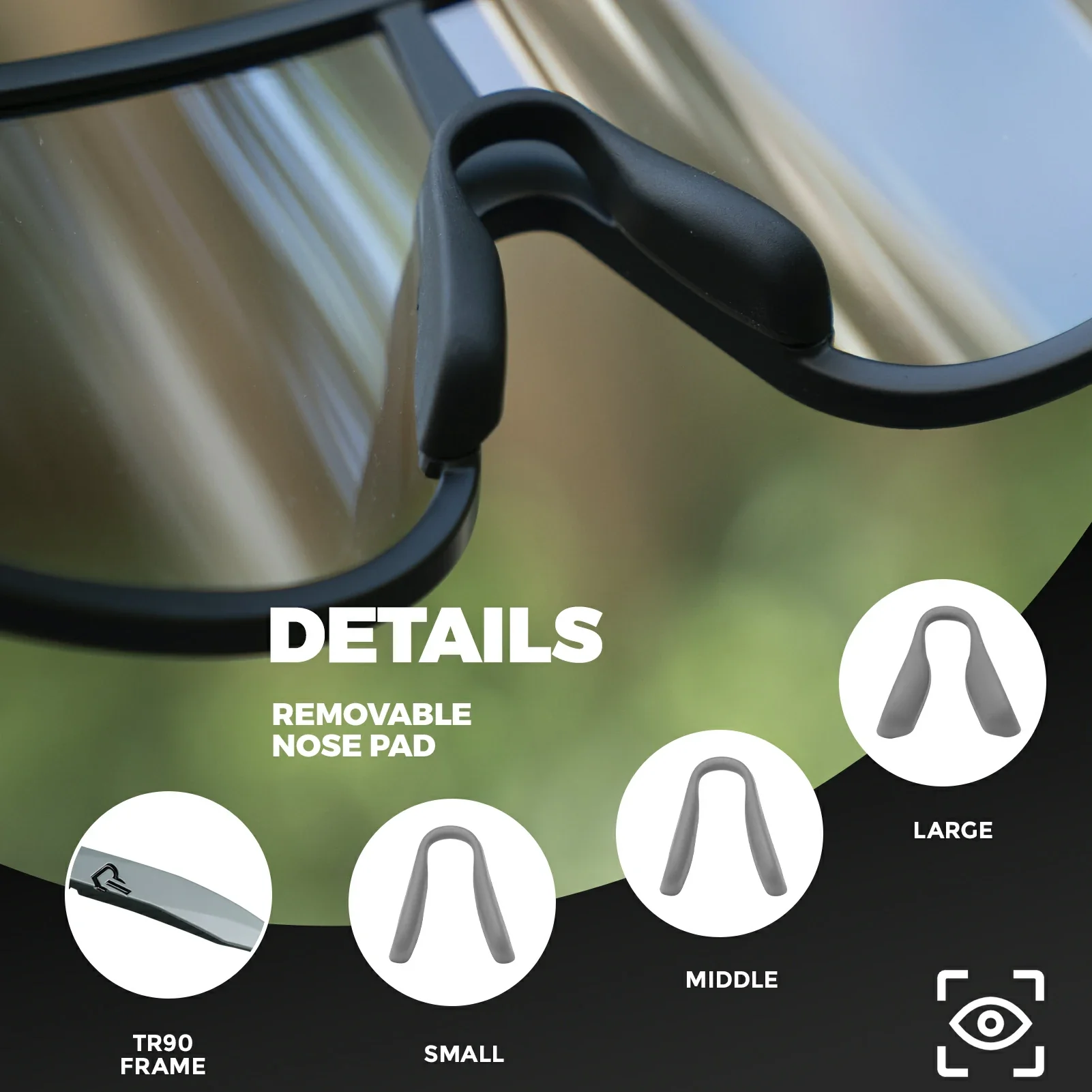 Polarized Photochromic Cycling Sunglasses - Image 45