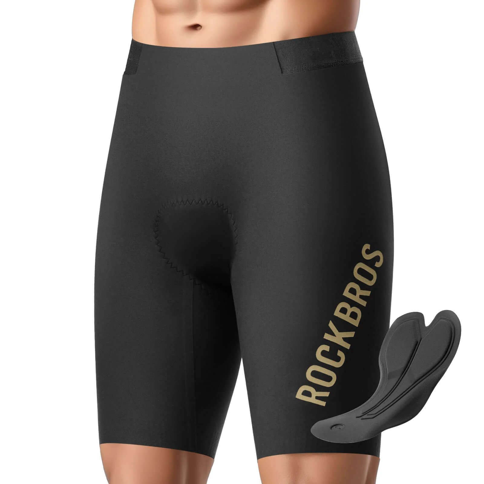ROCKBROS Elastic Interface® Pads Men’s Cycling Waist Shorts - YDDK013 - Image 3