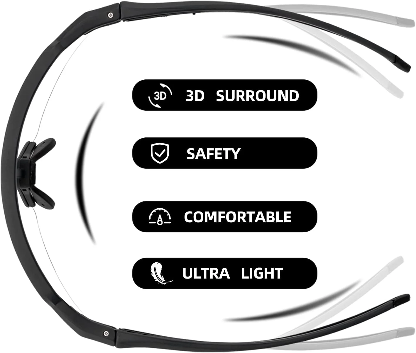 Half-Frame Photochromic Sports Sunglasses (UV400) - Image 15