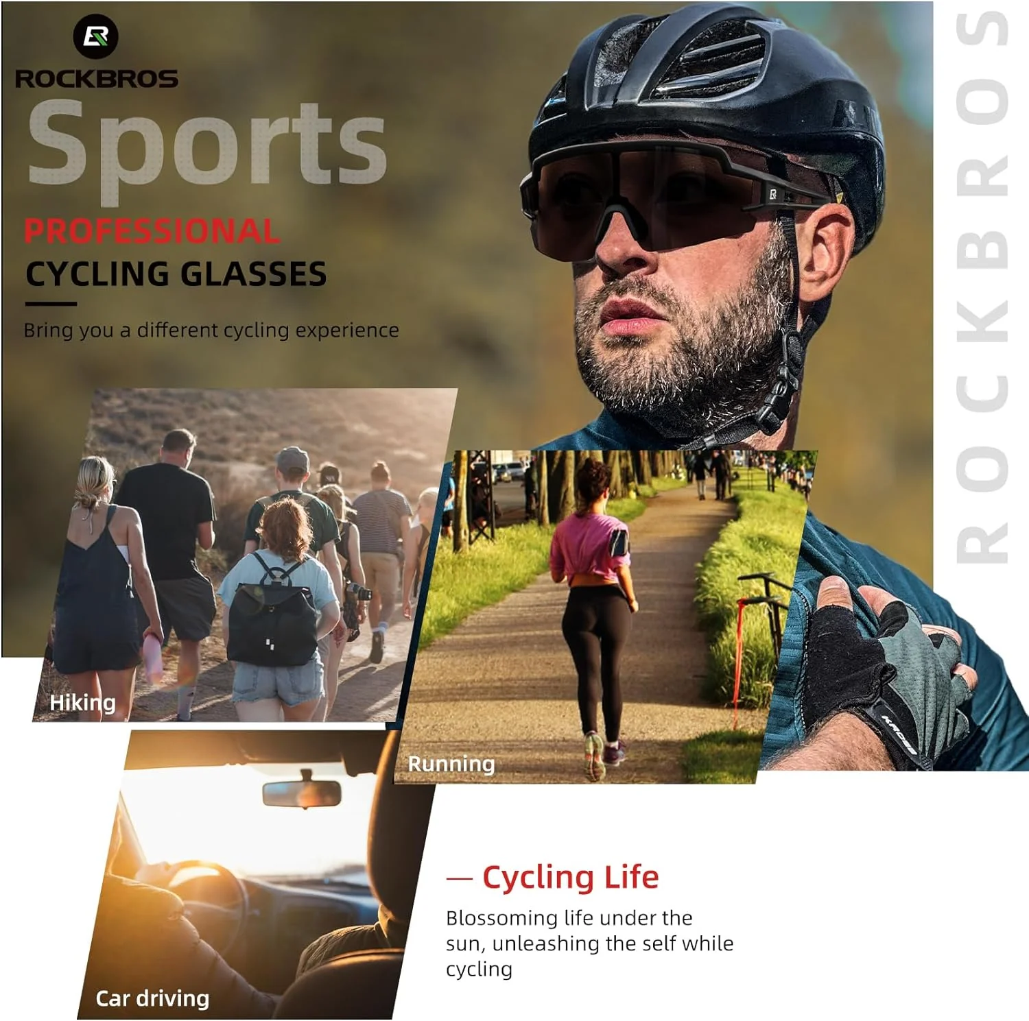 Half-Frame Photochromic Sports Sunglasses (UV400) - Image 17