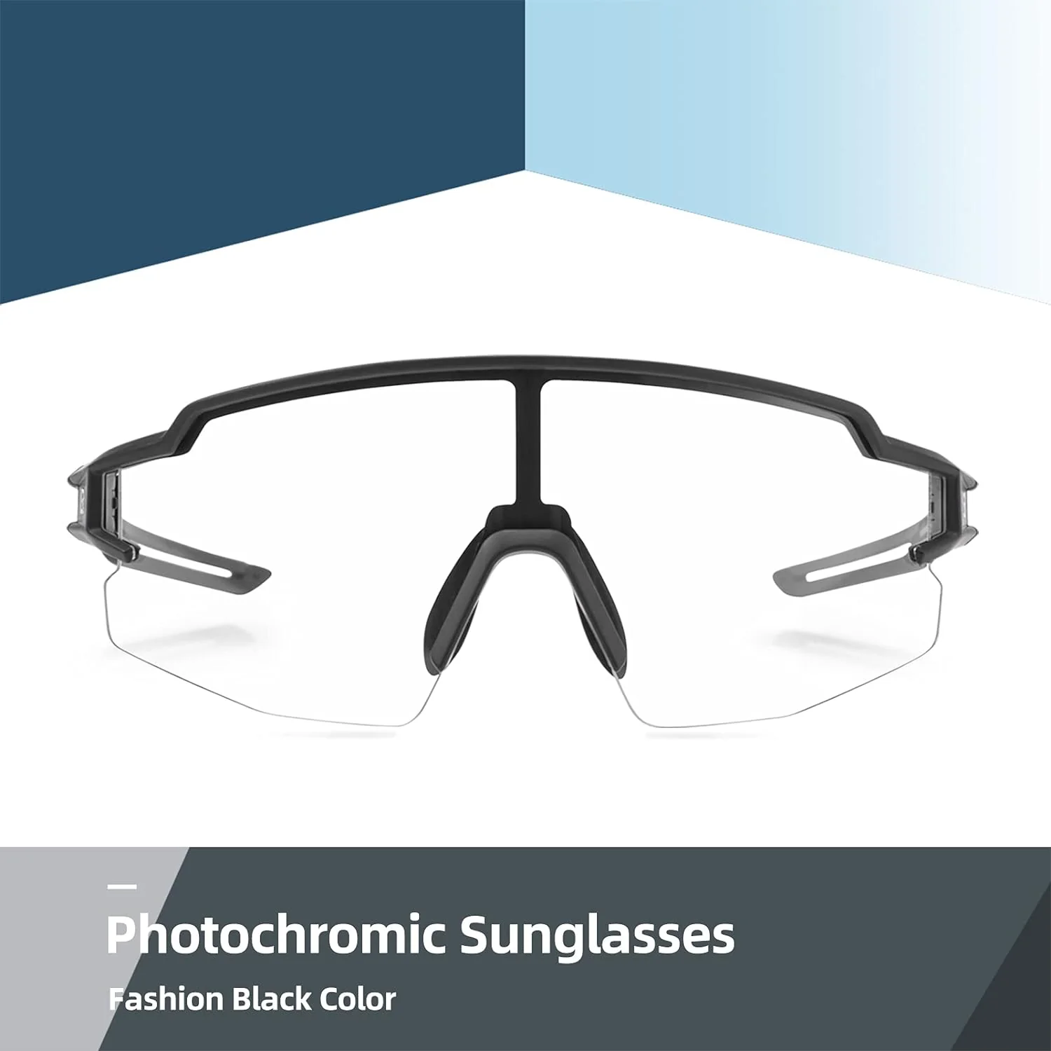 Half-Frame Photochromic Sports Sunglasses (UV400) - Image 20
