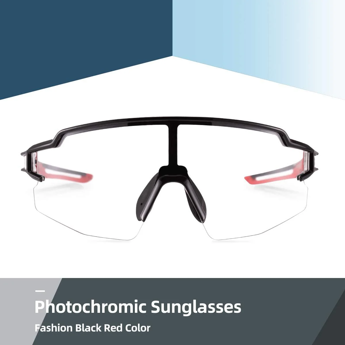 Half-Frame Photochromic Sports Sunglasses (UV400) - Image 21