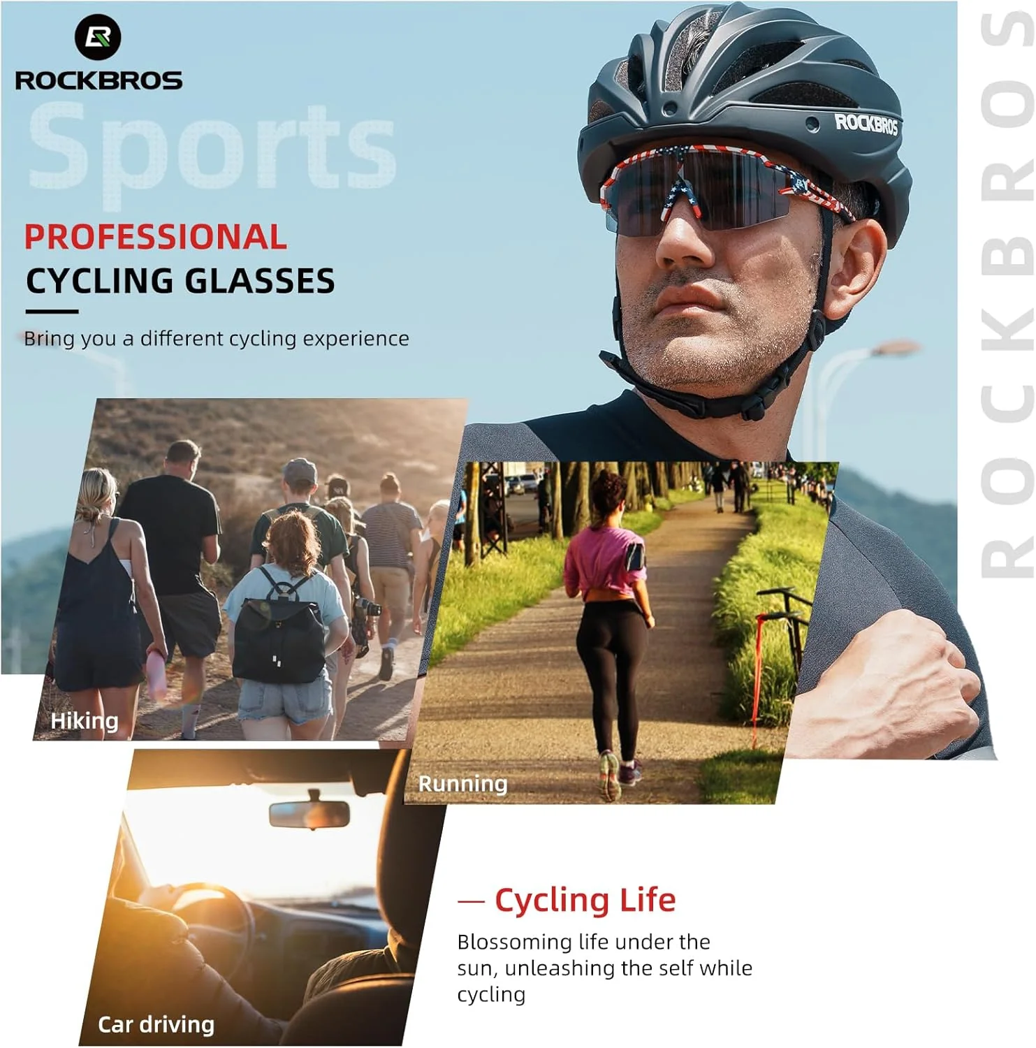 Half-Frame Photochromic Sports Sunglasses (UV400) - Image 42