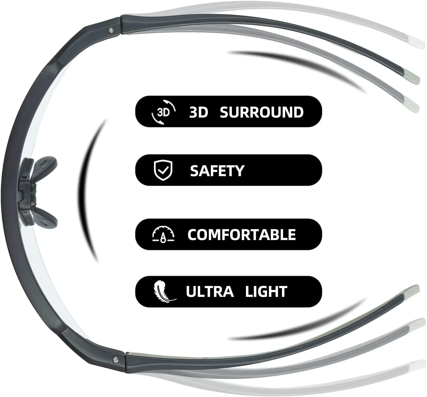 Half-Frame Photochromic Sports Sunglasses (UV400) - Image 46
