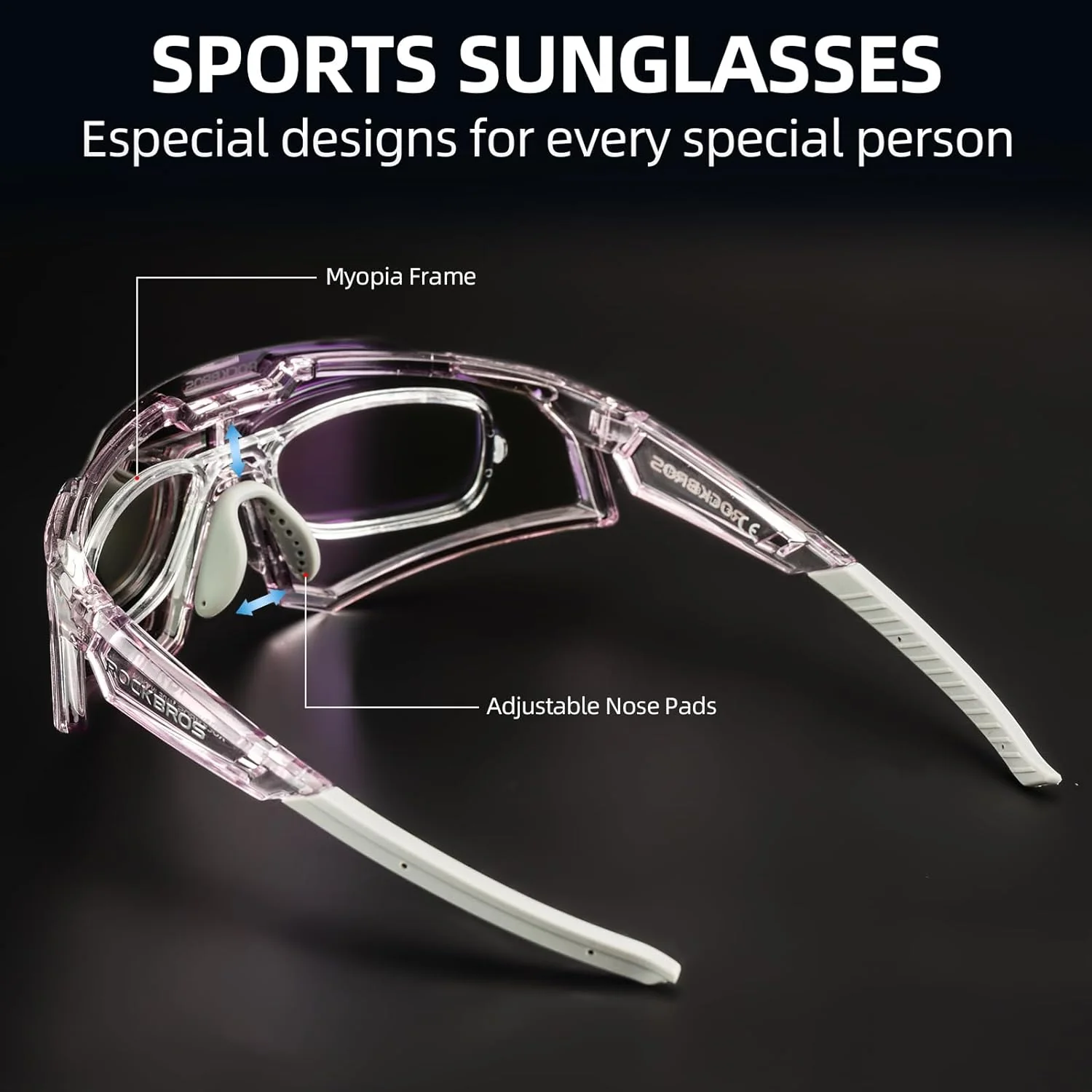 Half-Frame Photochromic Sports Sunglasses (UV400) - Image 69