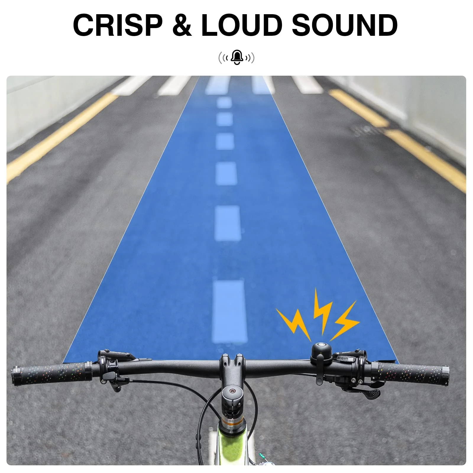 ROCKBROS Hidden AirTag Bike Bell, Anti-Theft GPS Tracker for 0.87"/22.2mm, 1"/25.4mm, 1.25"/31.8mm Handlebars - Image 13