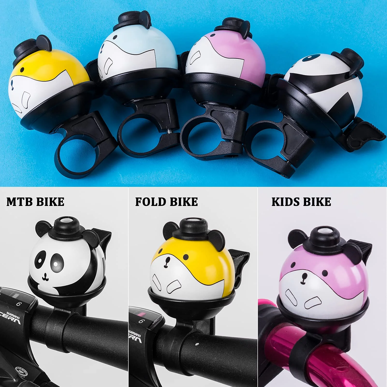 ROCKBROS Cute Monster Kids Bike Bell - Image 17