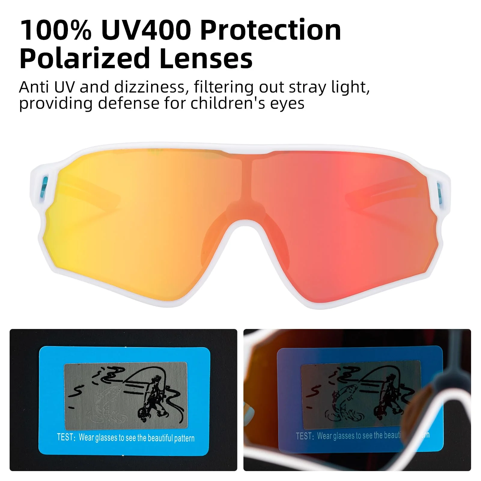 Kids Polarized Sunglasses for Youth (UV400) - Image 23