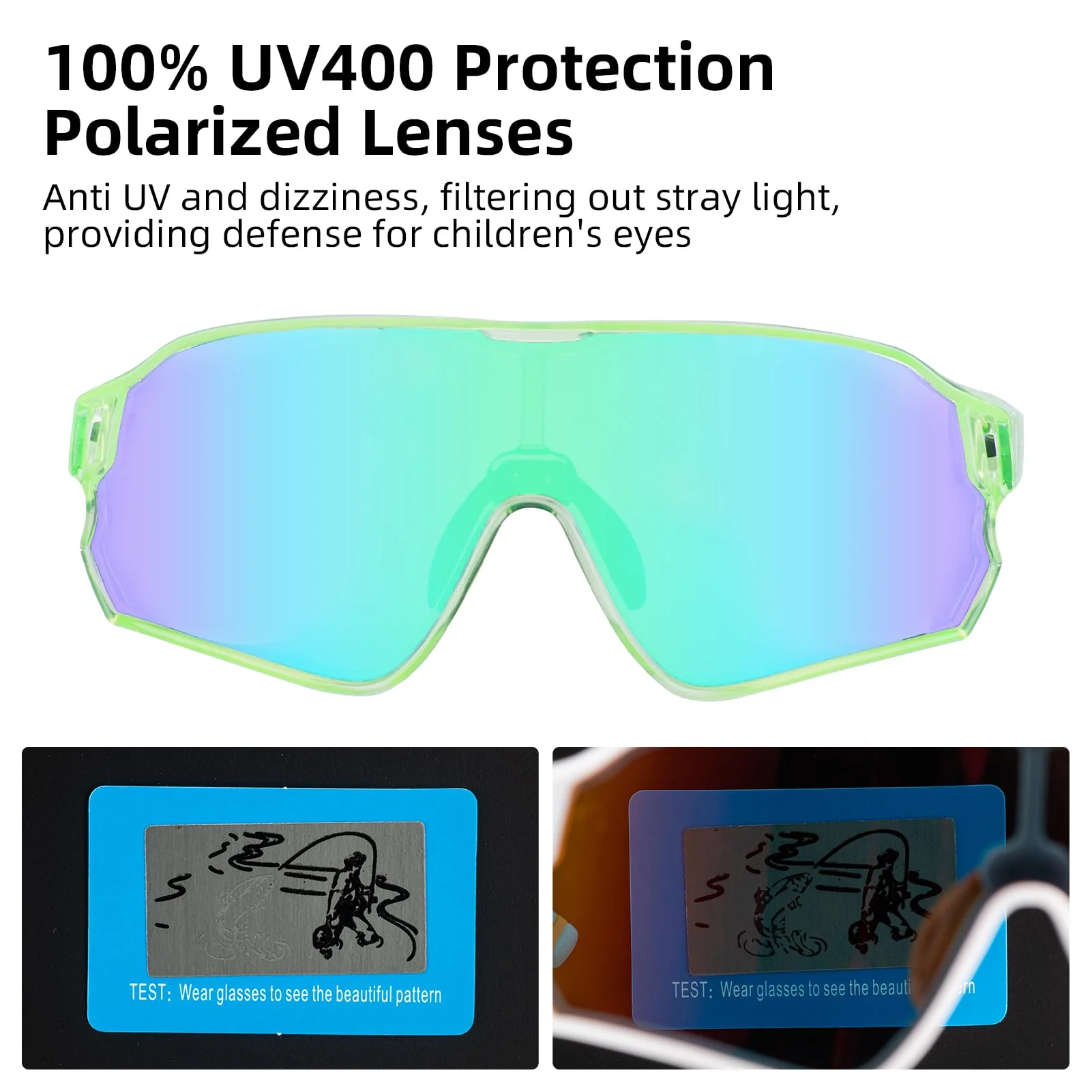 Kids Polarized Sunglasses for Youth (UV400) - Image 39