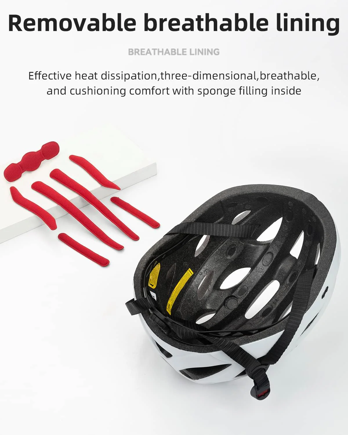 ROCKBROS Lightweight Cycling Helmet with Removable Goggles  Sun Visor - Image 16