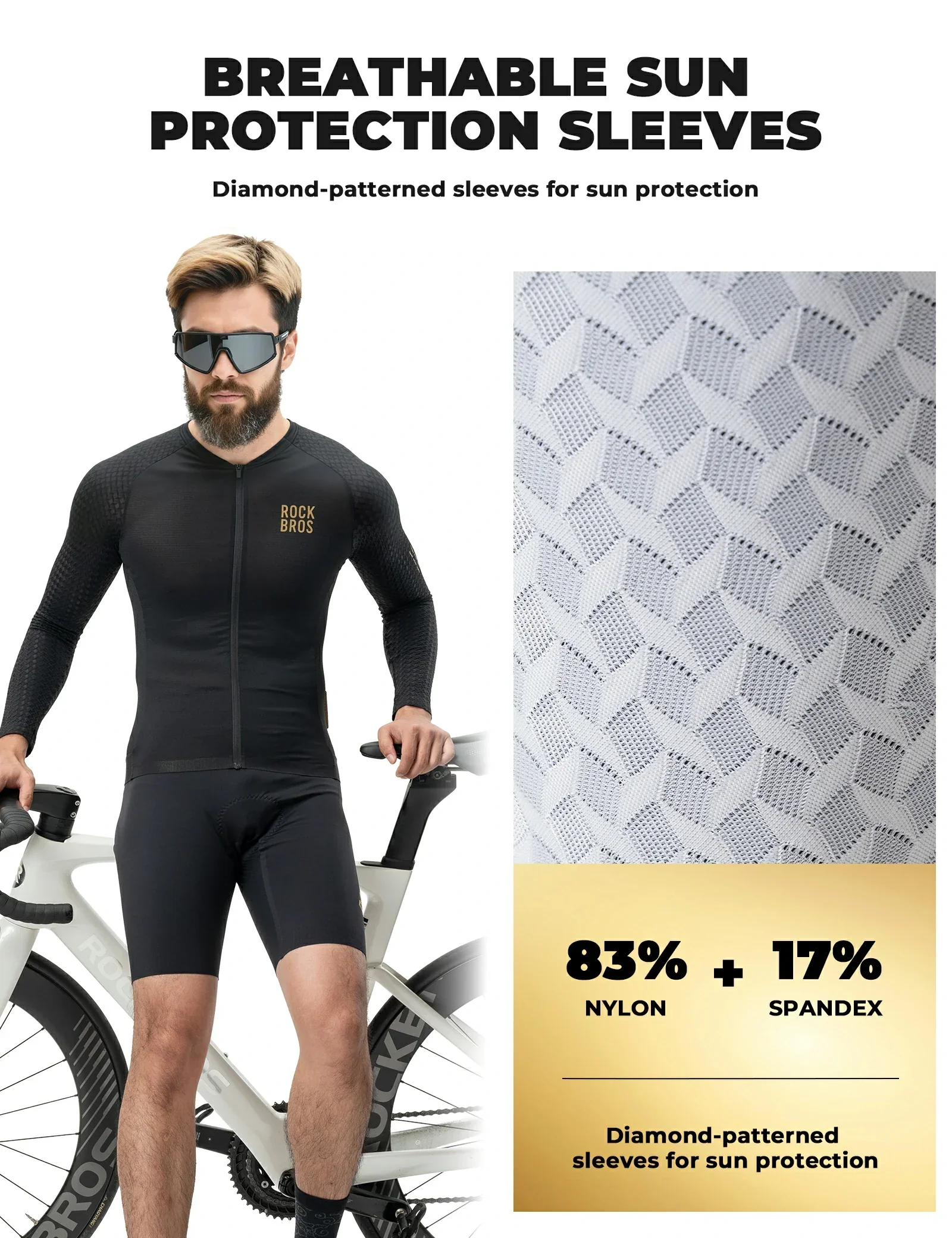 Men's Long Sleeve Cycling Jersey YDCX008 - Image 8