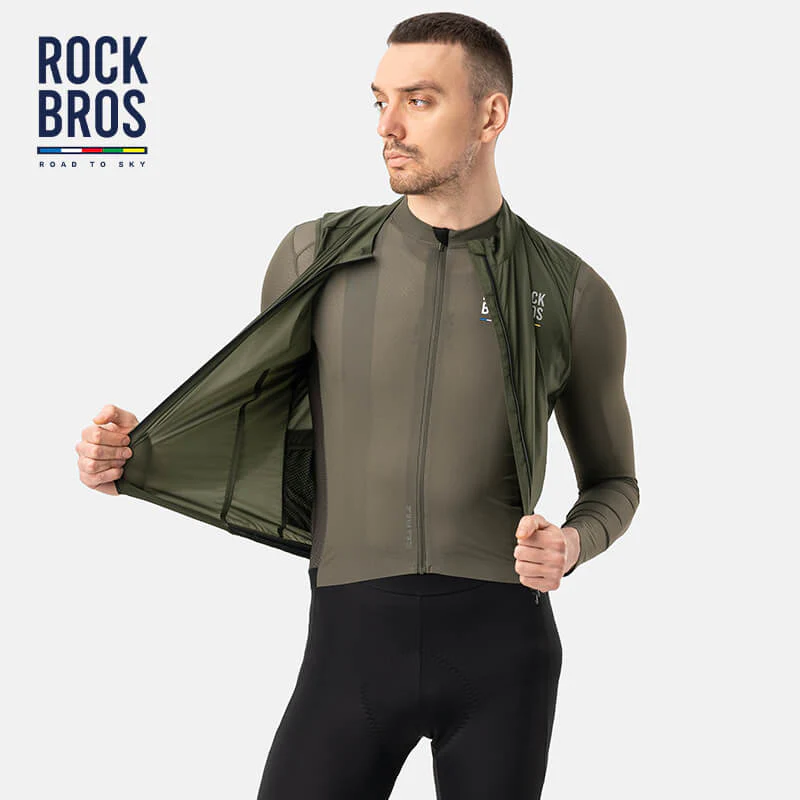 Men¡¯s Cycling Vest - Lightweight Windproof Gilet with UV Protection - Image 5