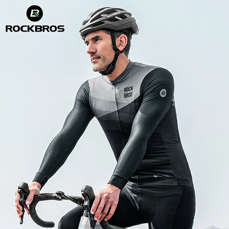 ROCKBROS Men's Cycling Long-Sleeve Jersey - Image 13
