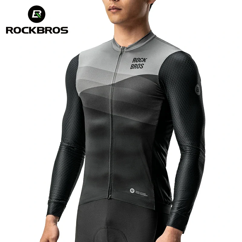ROCKBROS Men's Cycling Long-Sleeve Jersey - Image 6