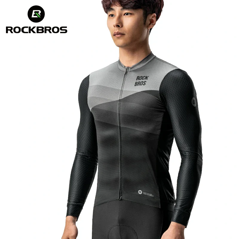 ROCKBROS Men's Cycling Long-Sleeve Jersey - Image 8