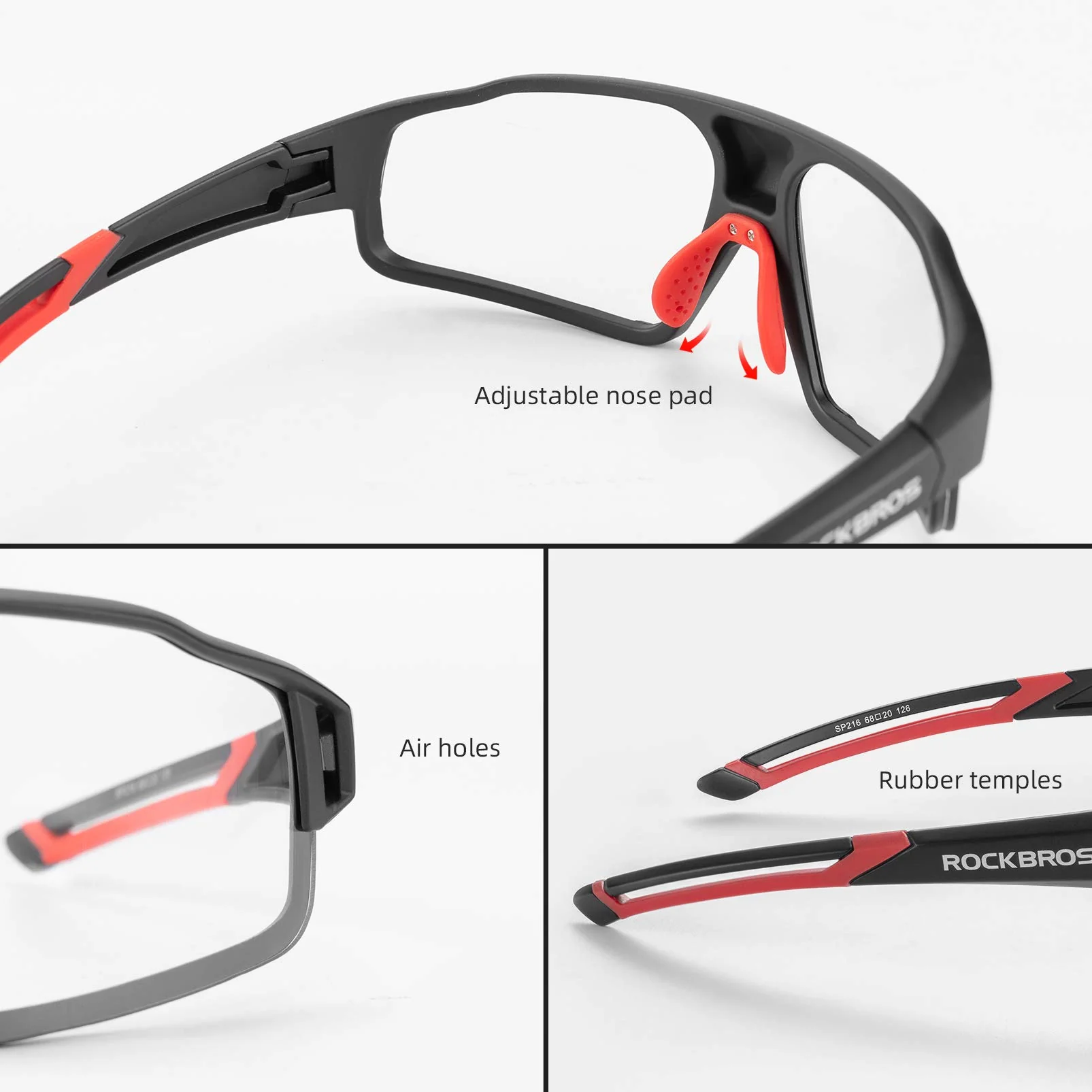 Adaptive Photochromic Cycling Sunglasses (UV400 Lens) - Image 12