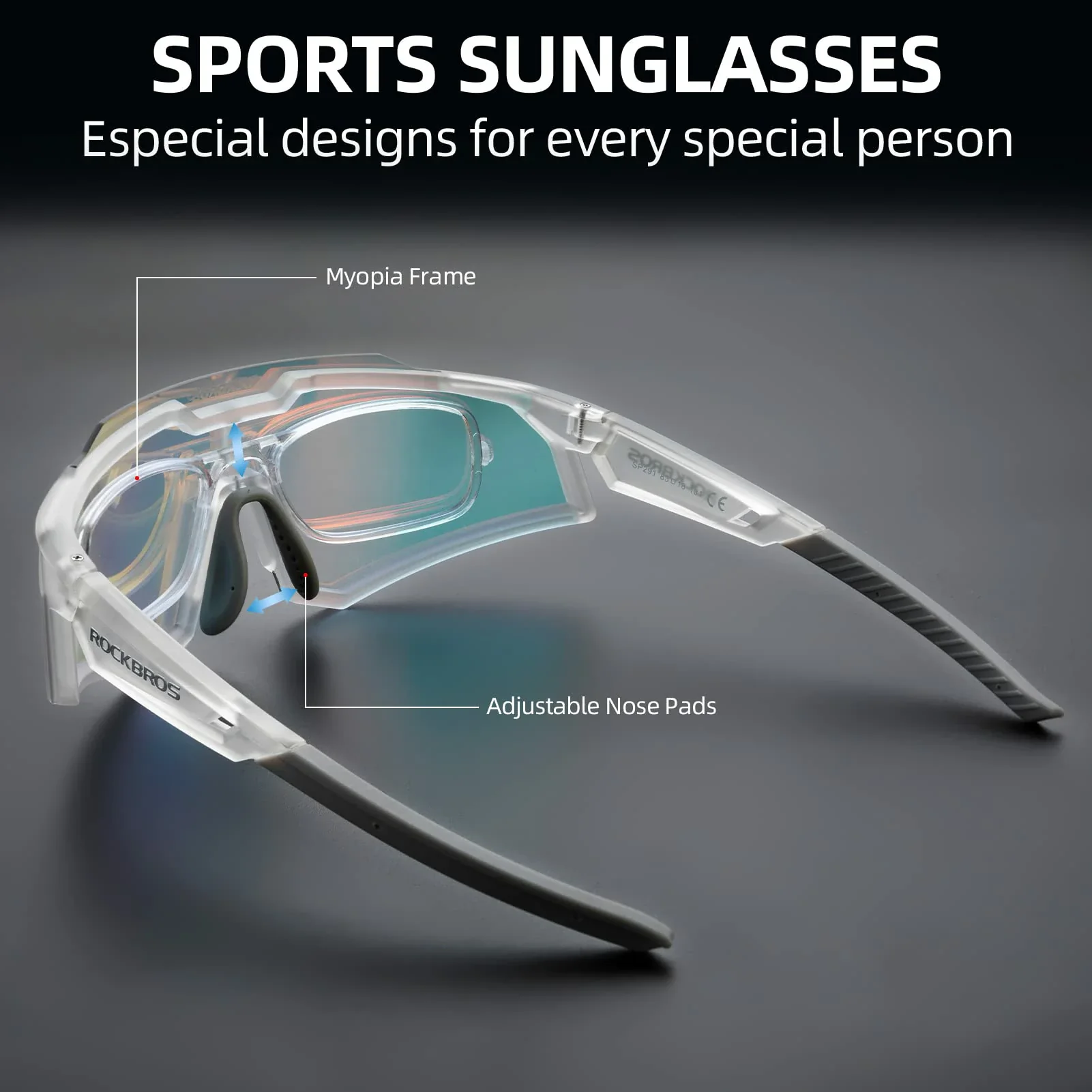 Unisex Transition Sports Sunglasses for Cycling - Image 6